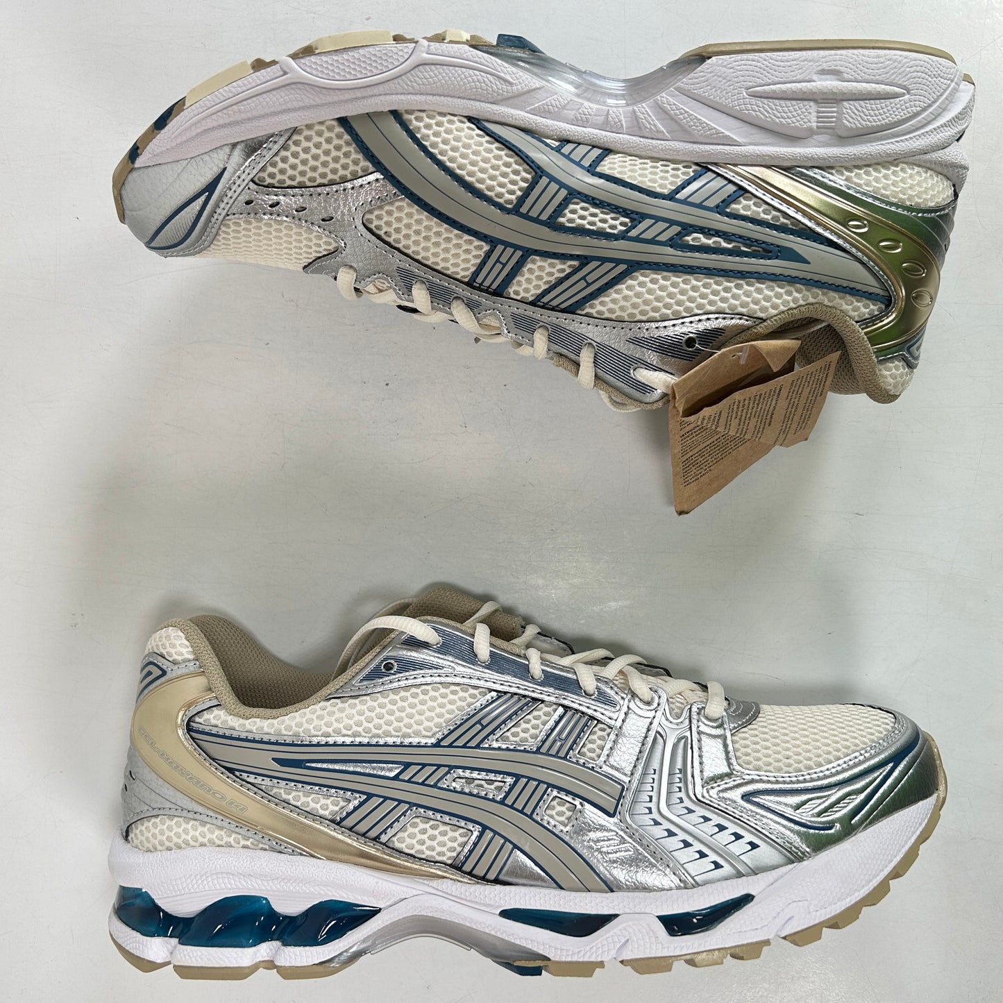 1201A019 105 ASICS Gel-Kayano 14 Cream Pure Silver Champagne [USED] - 11.5 M (VNDS)