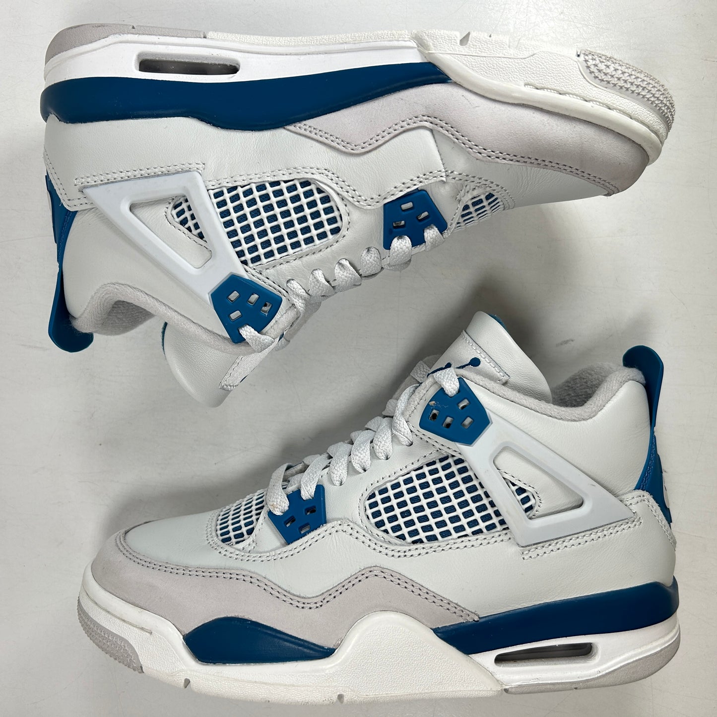 HF4281 141 Jordan 4 Retro Military Blue (2024) (GS) [USED] - 5 Y (Used3)