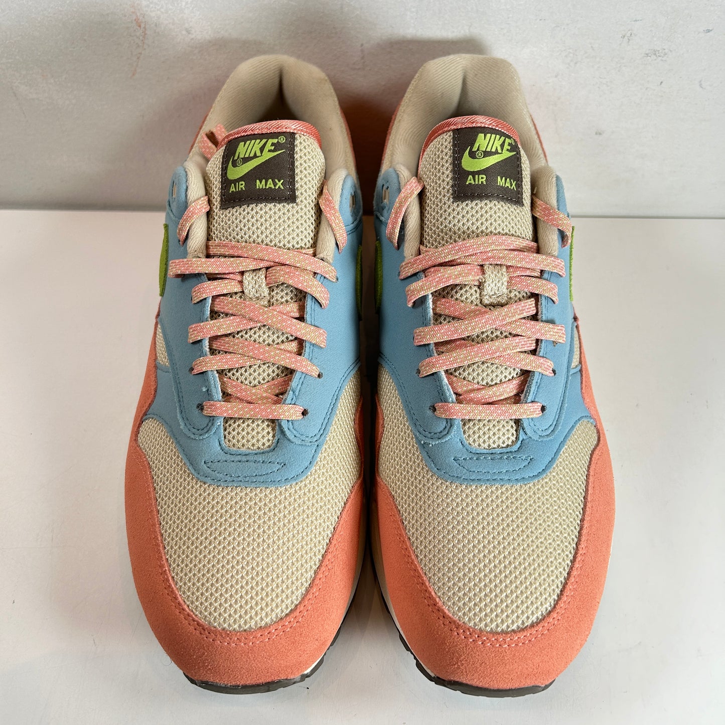 DV3196 800 Nike Air Max 1 Light Madder Root Worn Blue [USED] - 12.5 M (Used) (No Box)