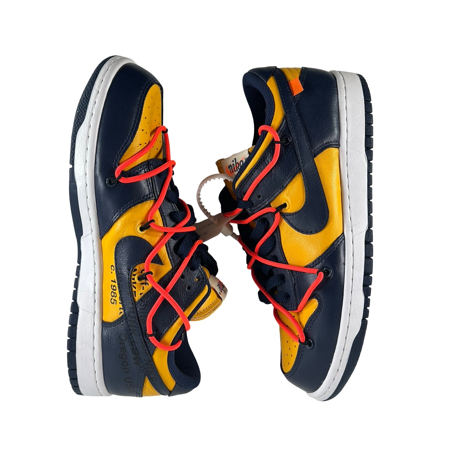 CT0856 700 Dunk Low Off-White University Gold [USED] - 9 M (Used)