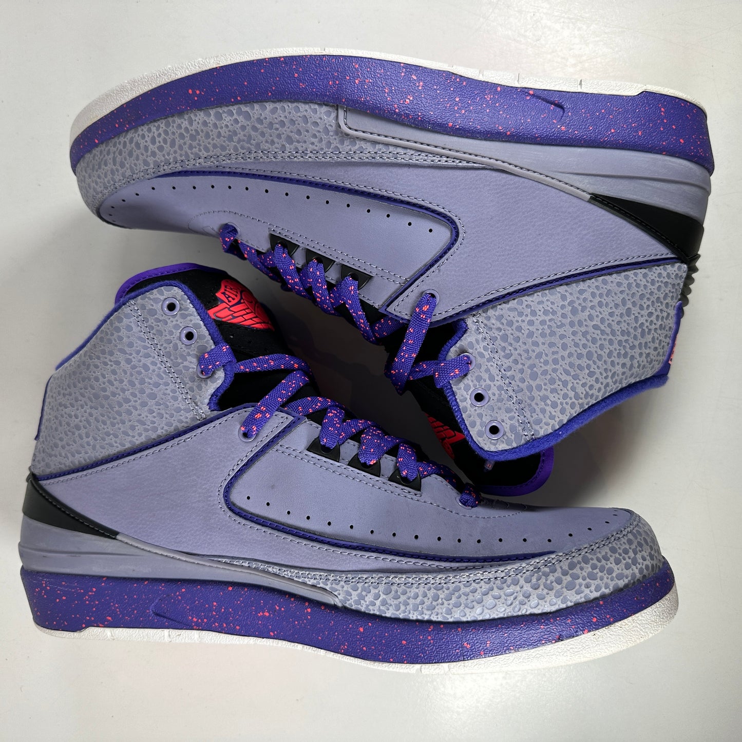 385475 553 Jordan 2 Retro Iron Purple [USED] - 10.5 (Used) (Replace Box)