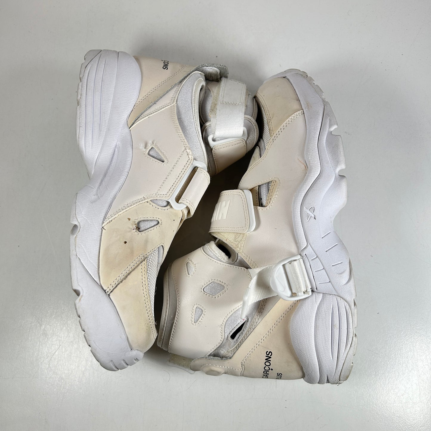 DH0199 100 Nike Air Carnivore Comme des Garcons Homme Plus White [USED] - 8 M (Used) (No Box)
