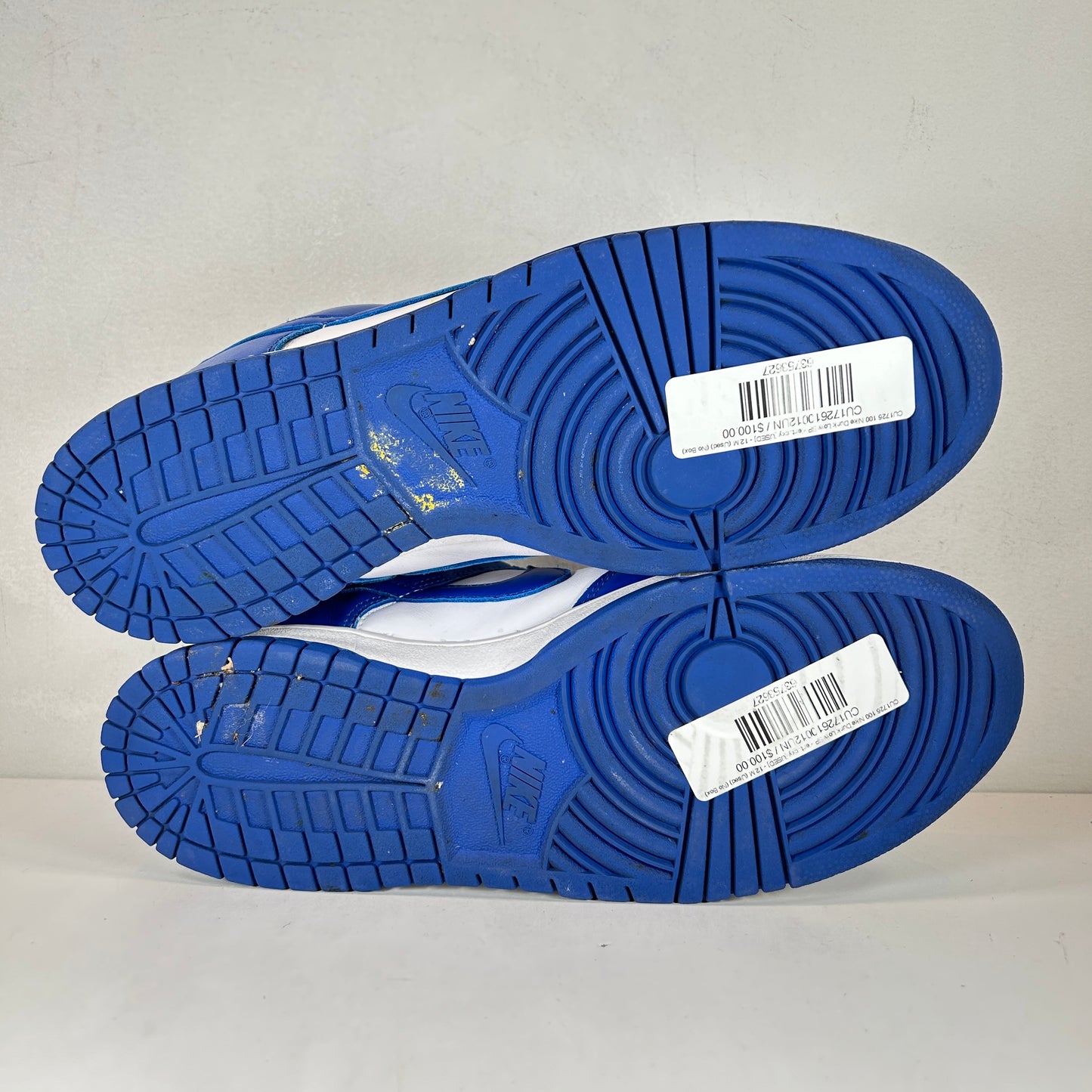 CU1726 100 Nike Dunk Low SP Kentucky [USED] - 12 M (Used) (No Box)