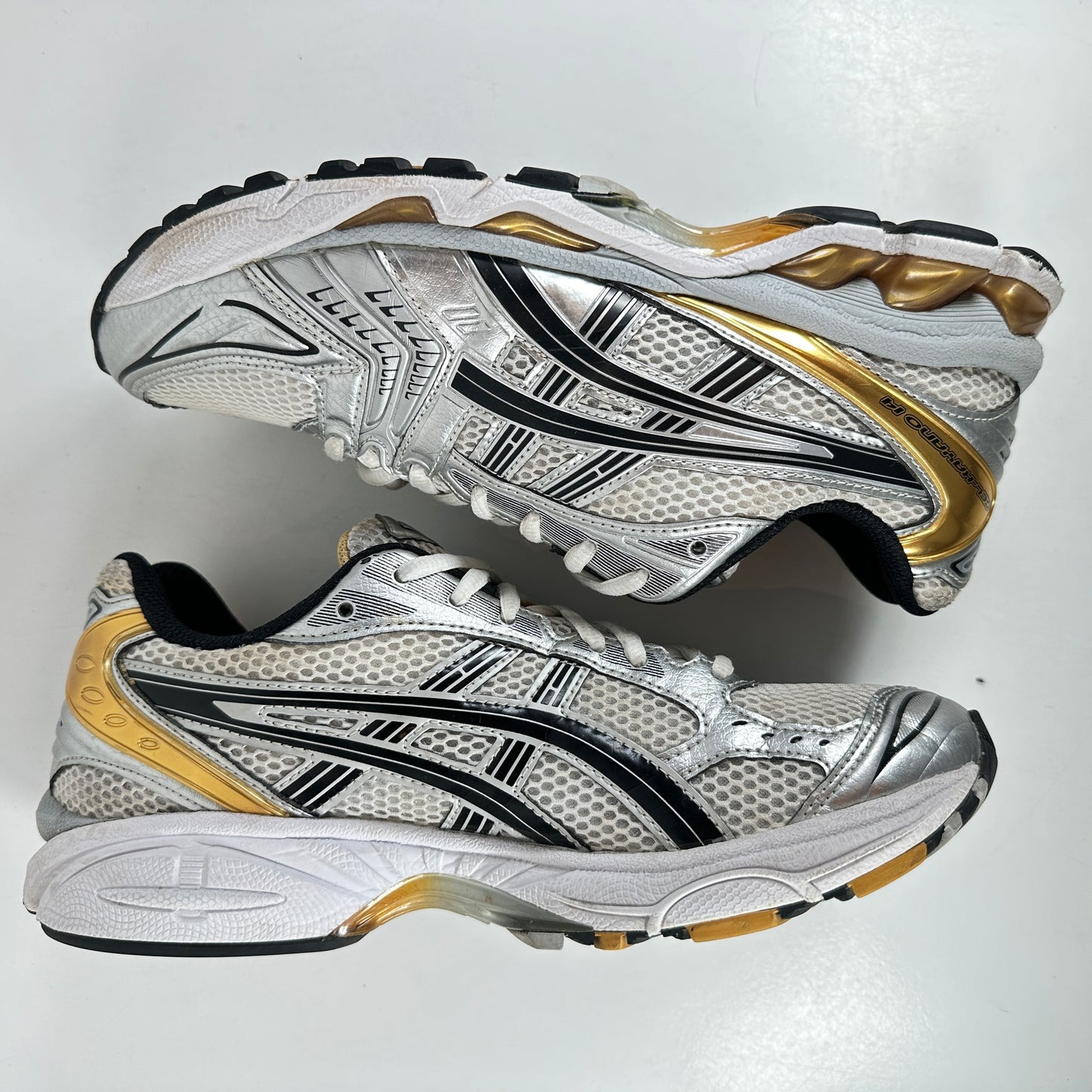 1201A019 102 ASICS Gel-Kayano 14 Blanco Oro puro