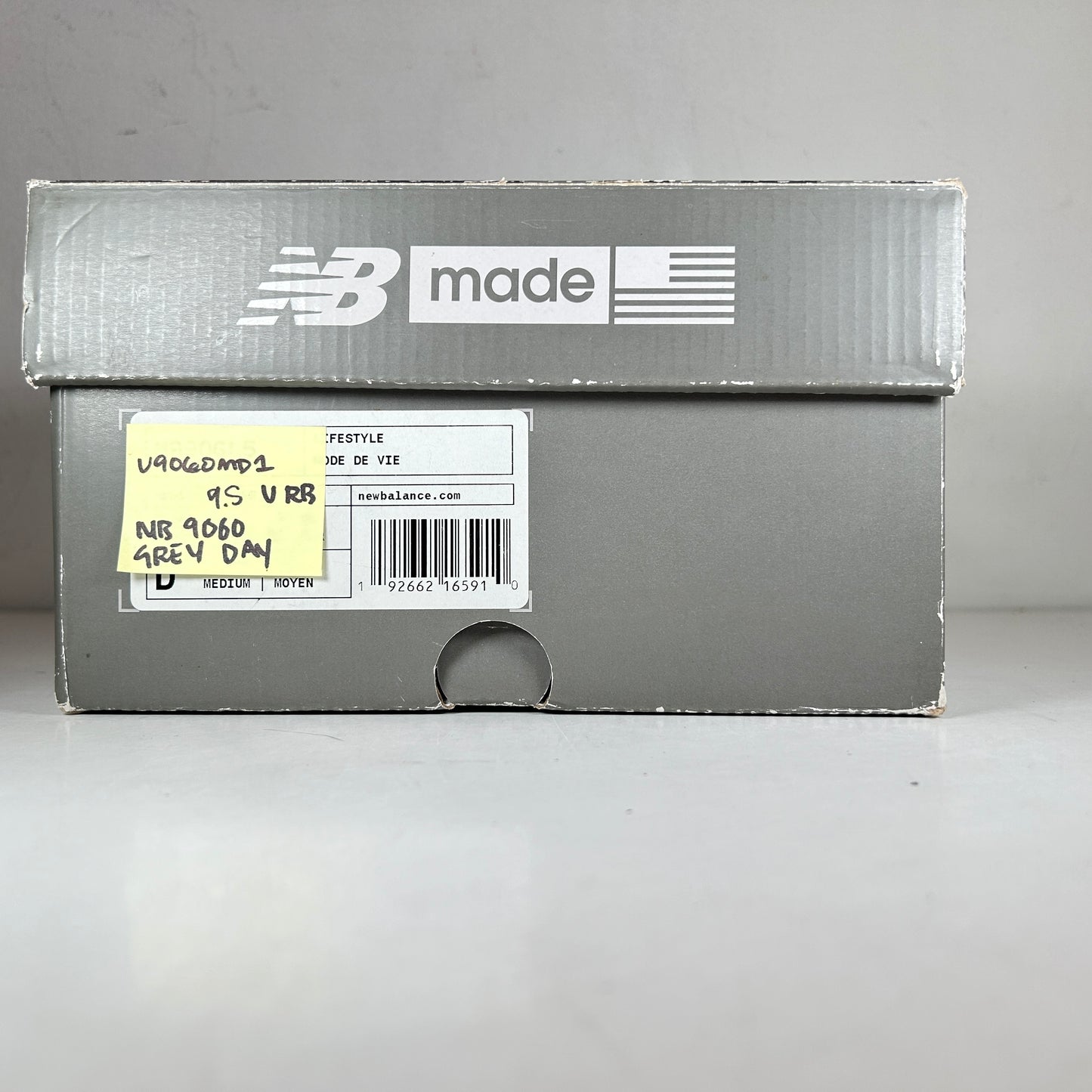 U9060MD1 New Balance 9060 Grey Day (2023) [USED] - 9.5 M (Used) (Replace Box)
