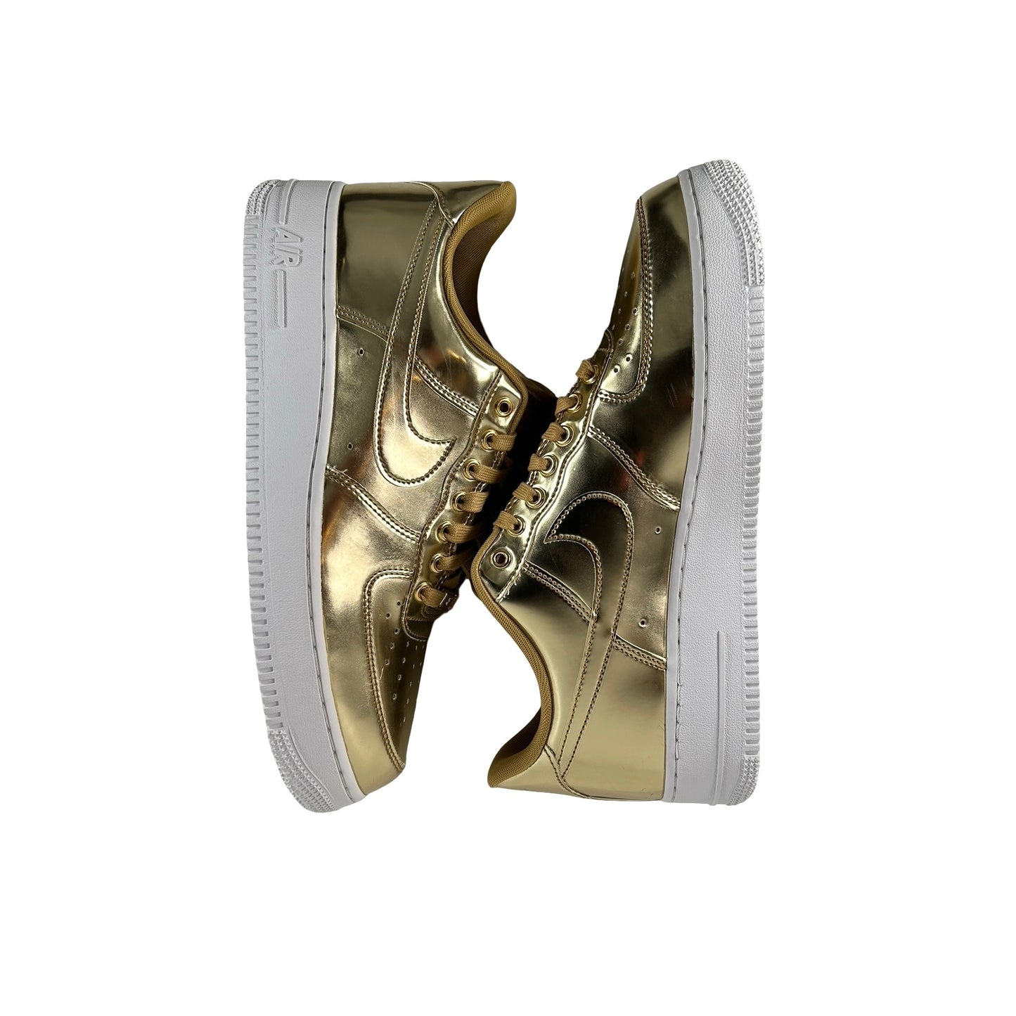 CQ6566 700 Nike Air Force 1 Low Metallic Gold (Women's) [USED] - 10.5W (VNDS) (Replace Box)