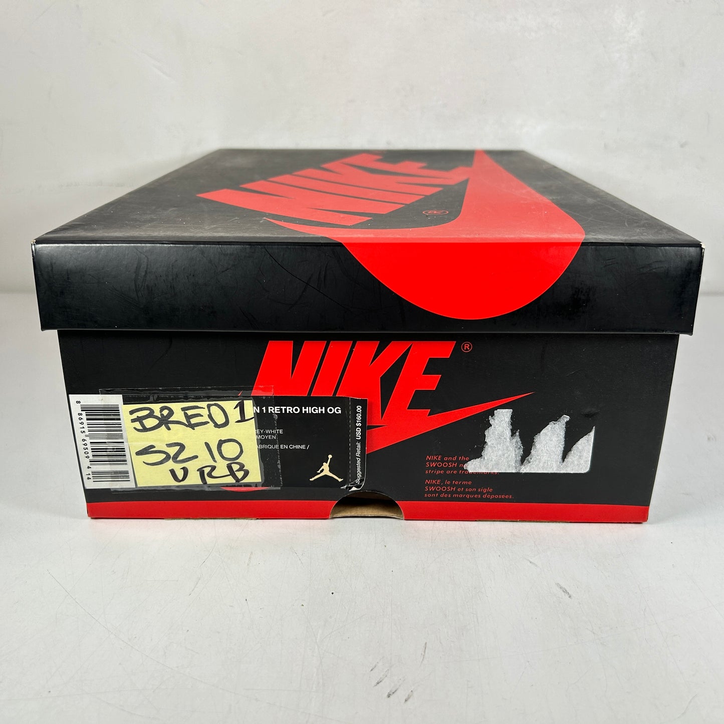 555088 001 Jordan 1 Retro High Bred Banned (2016) [USED] - 10 M (Used) (Replace Box)