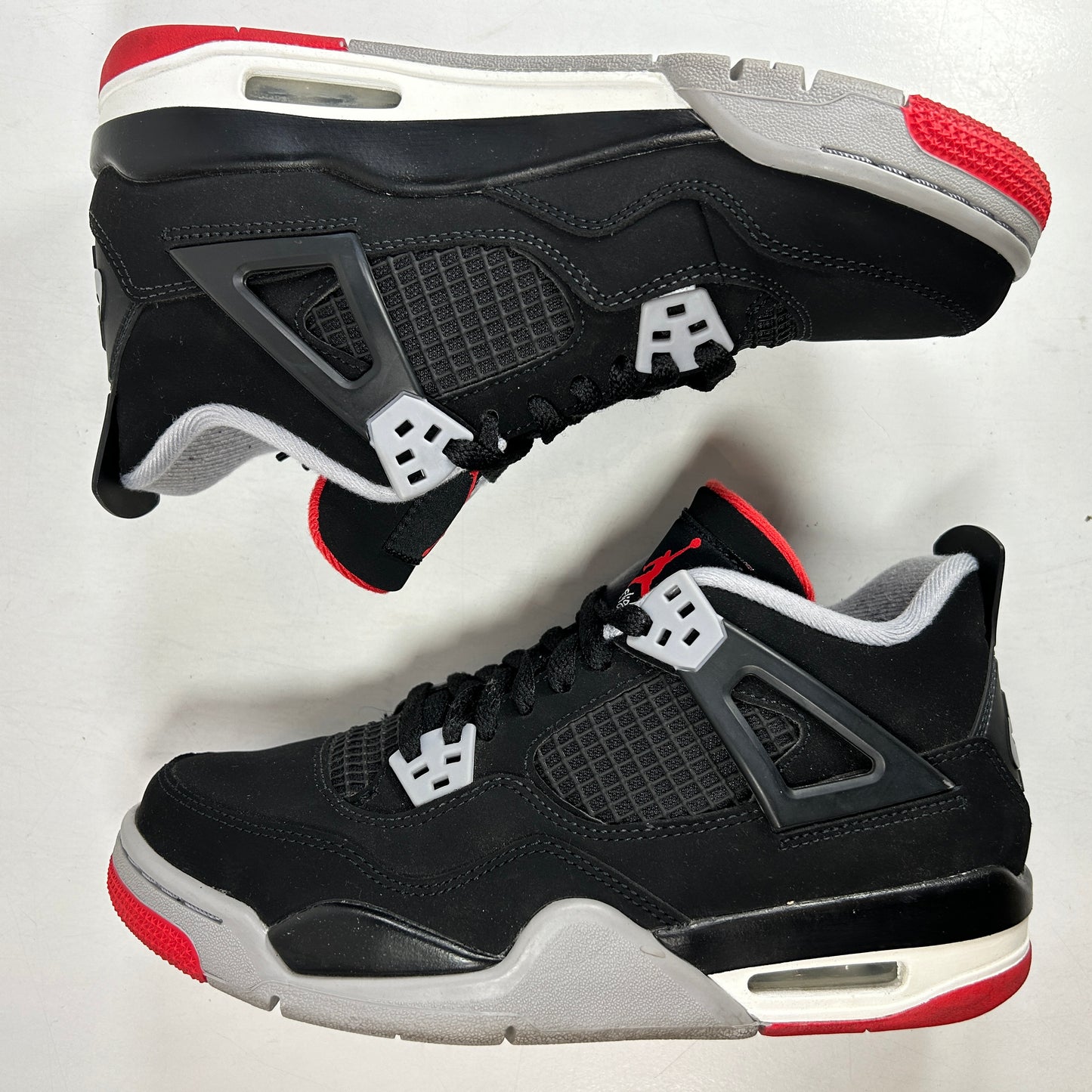 408452 060 Jordan 4 Retro Bred (2019) (GS) [USED] - 6 Y (Used)