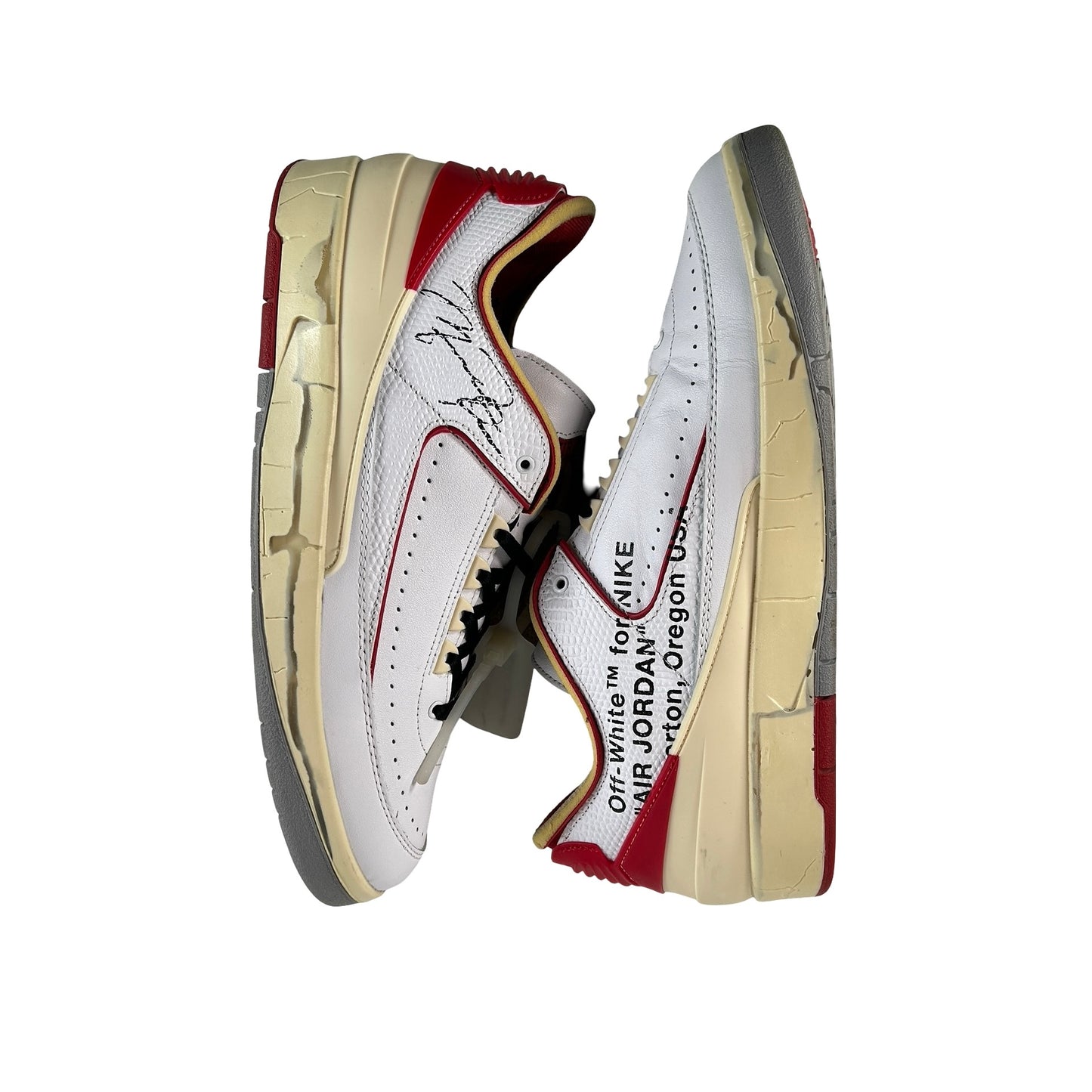 DJ4375 106 Jordan 2 Retro Low SP Off-White White Red [USED] - 11.5 M (Used2)