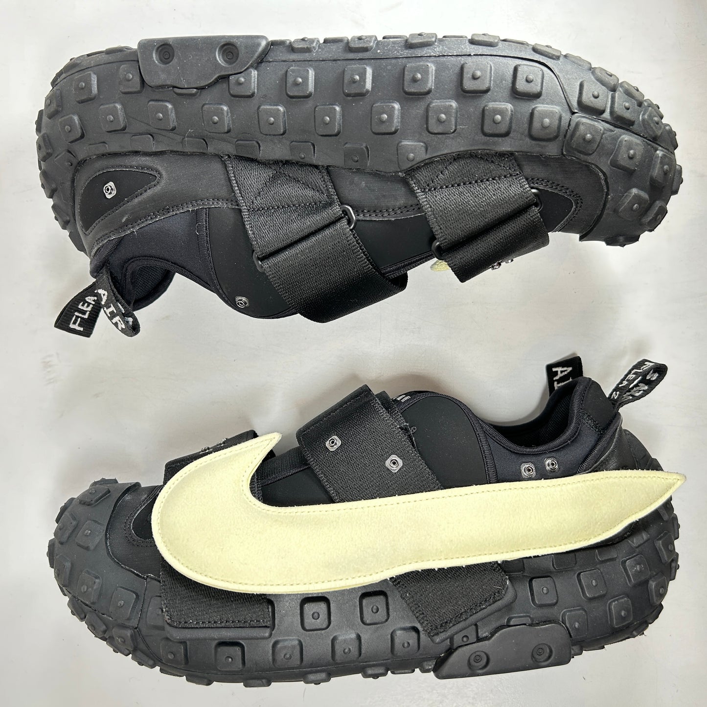 DV7164 001 Nike CPFM Air Flea 2 Cactus Plant Flea Market Black Alabaster [USED] - 10 M (Used)