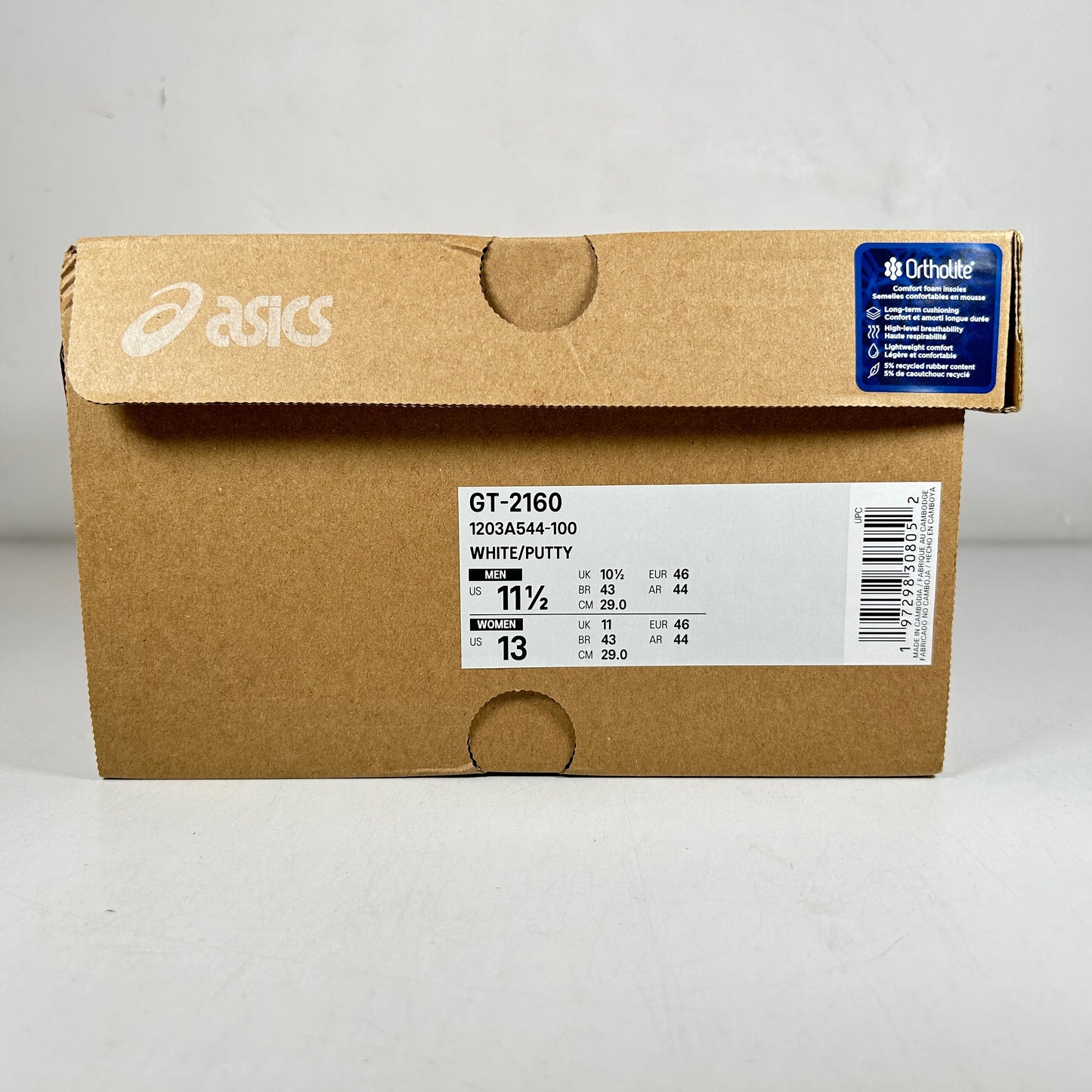 1203A544 100 ASICS GT-2160 White Putty [USED] - 11.5 M (VNDS)