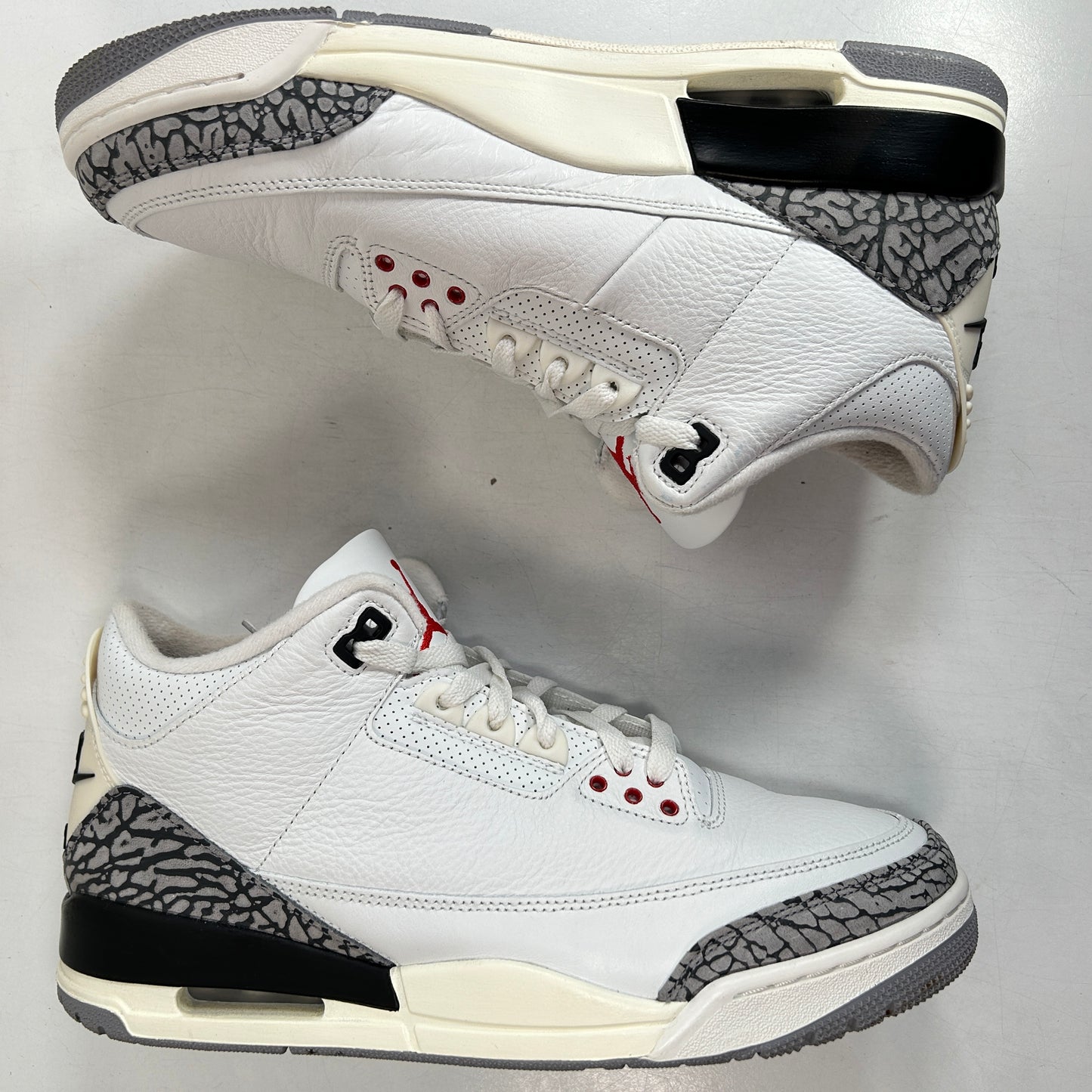 DN3707 100 Jordan 3 Retro White Cement Reimagined [USED] - 10.5 M (Used7)