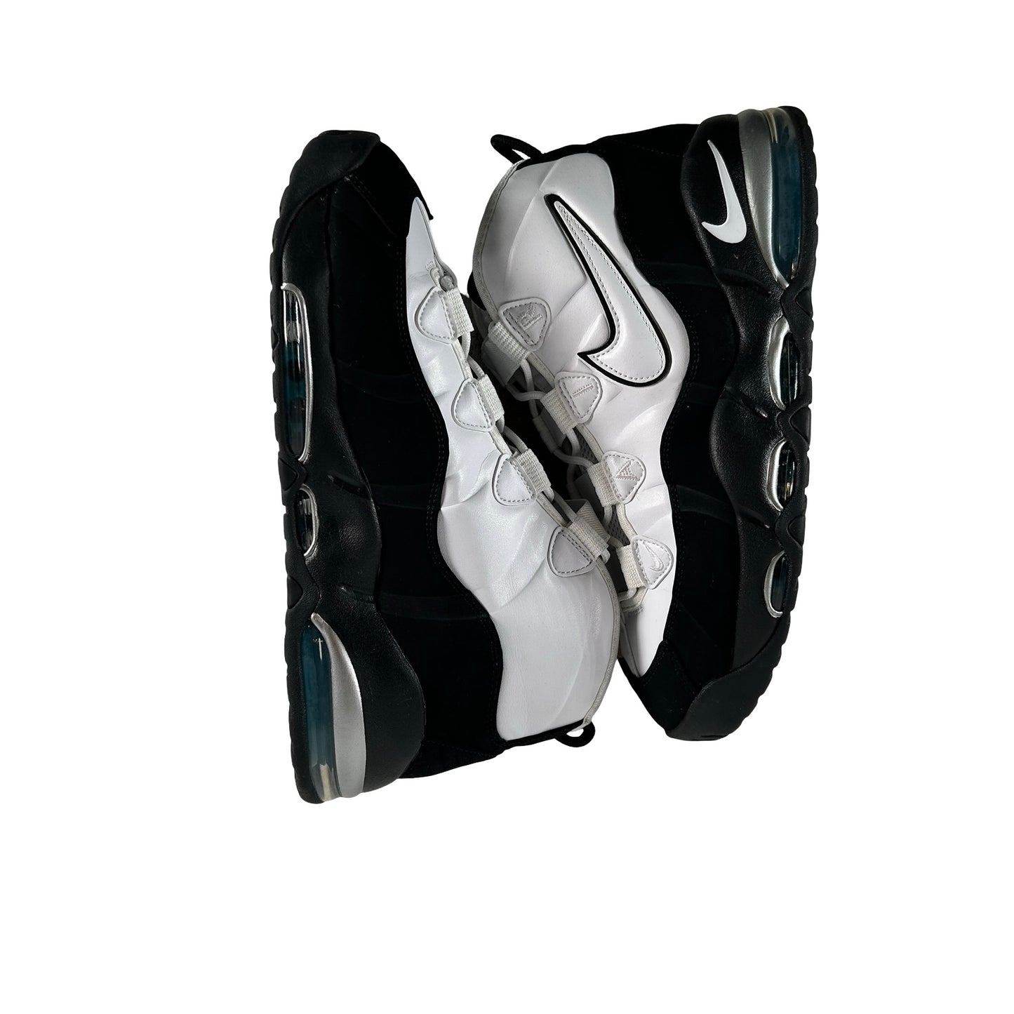311090 100 Nike Air Max Uptempo 95 White Black Teal [USED] - 11 M (Used)
