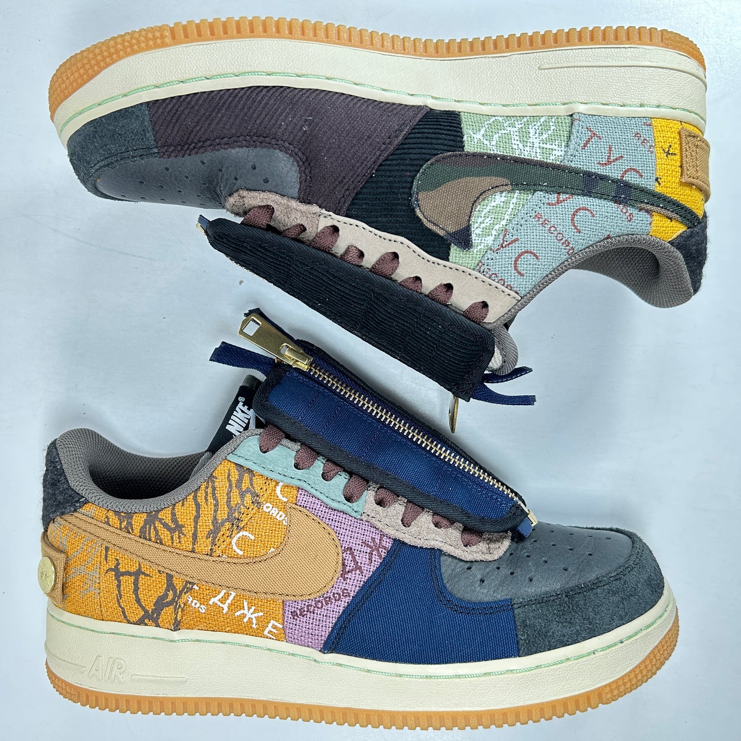 CN2405 900 Nike Air Force 1 Low Travis Scott Cactus Jack [USED] - 8.5 M (Used2)