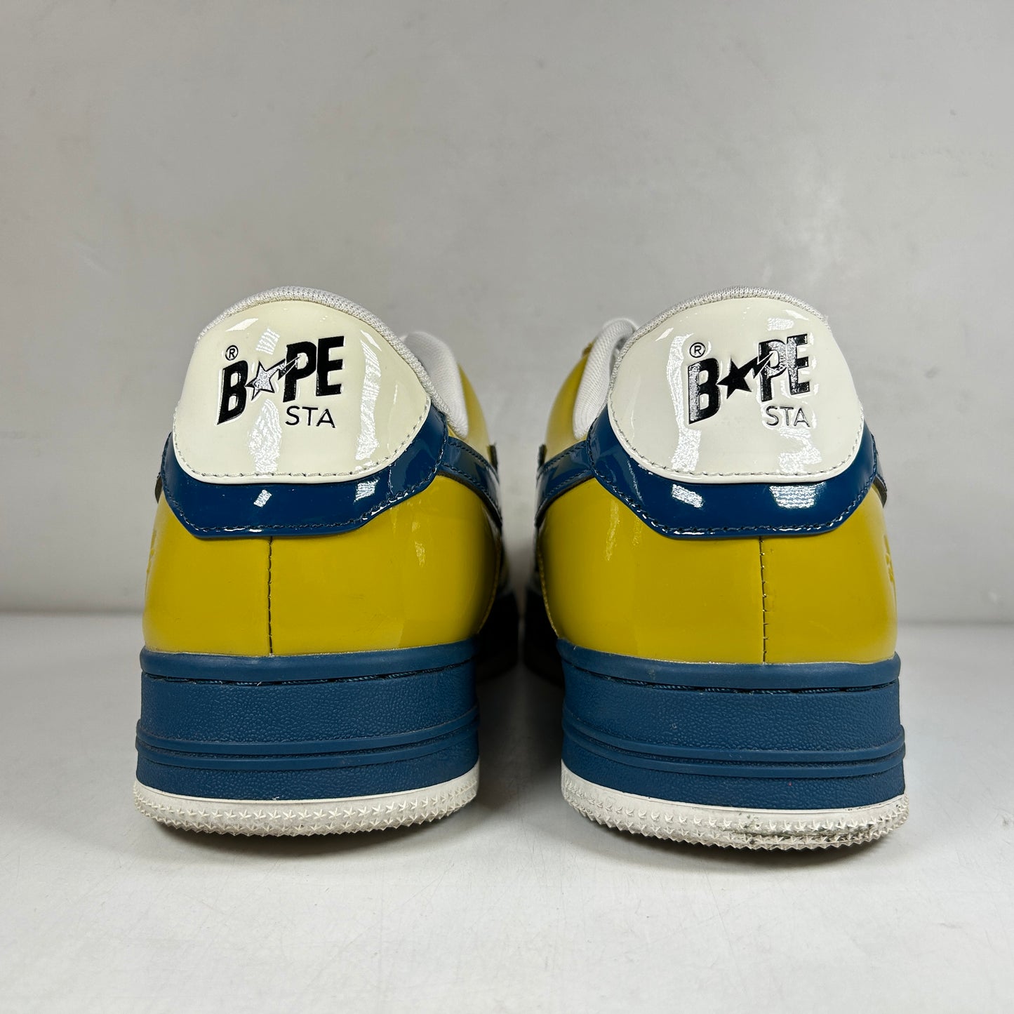 1I80191006 A Bathing Ape Bape Sta Nostalgic Blue Yellow [USED] - 11 M (Used)