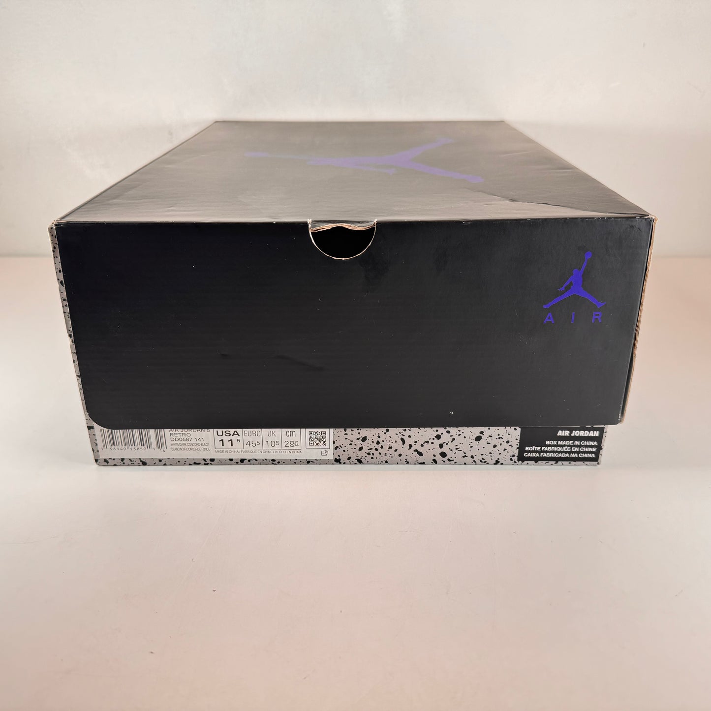 DD0587 141 Jordan 5 Retro Dark Concord [USED] - 11.5 M (Used)