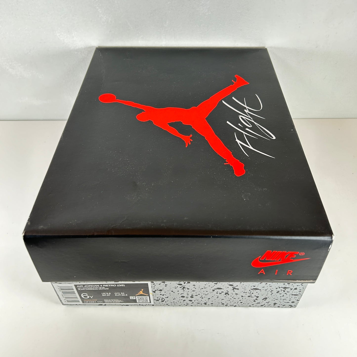 HF4281 141 Jordan 4 Retro Military Blue (2024) (GS) [USED] - 6 Y (VNDS)