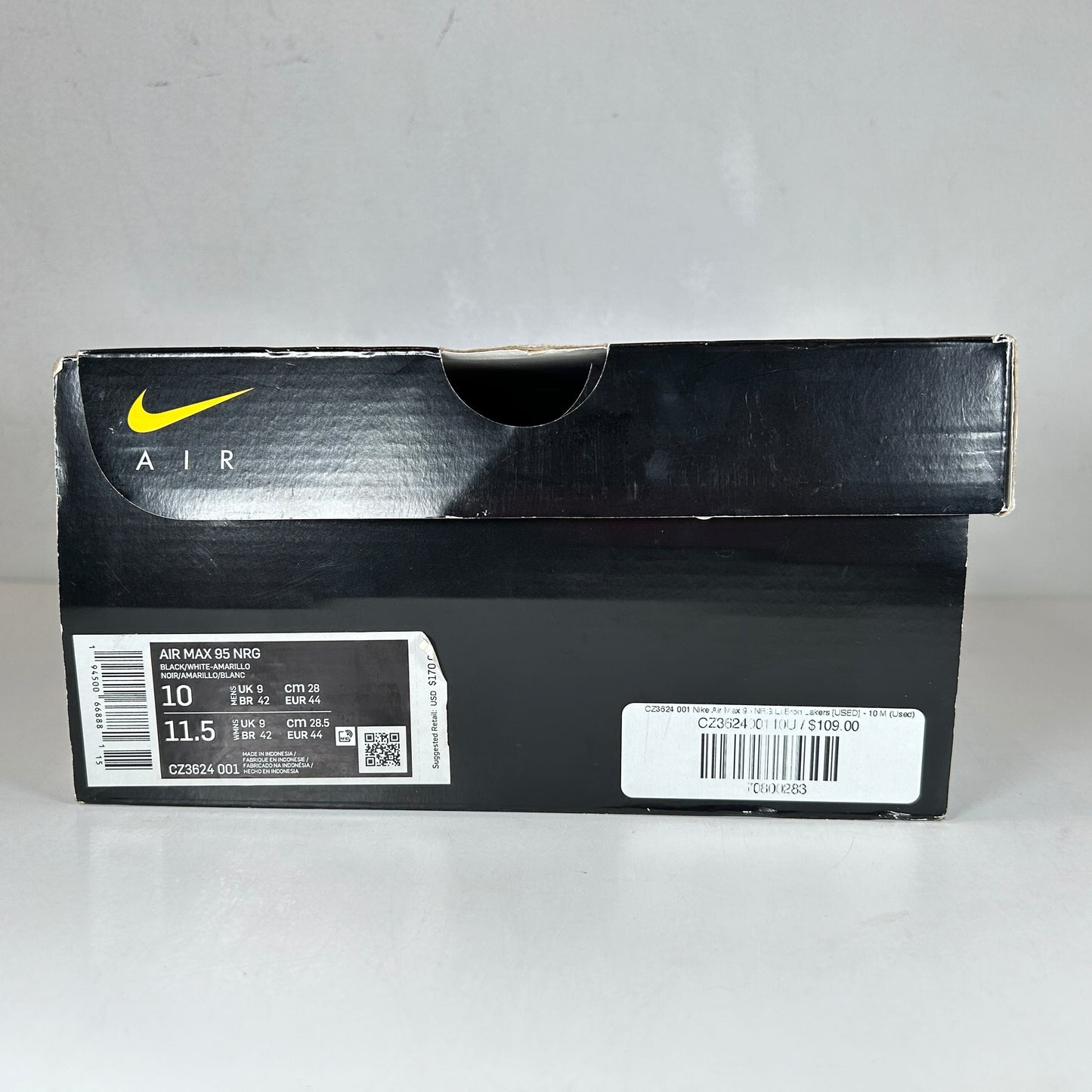 CZ3624 001 Nike Air Max 95 NRG LeBron Lakers [USED] - 10 M (Used)