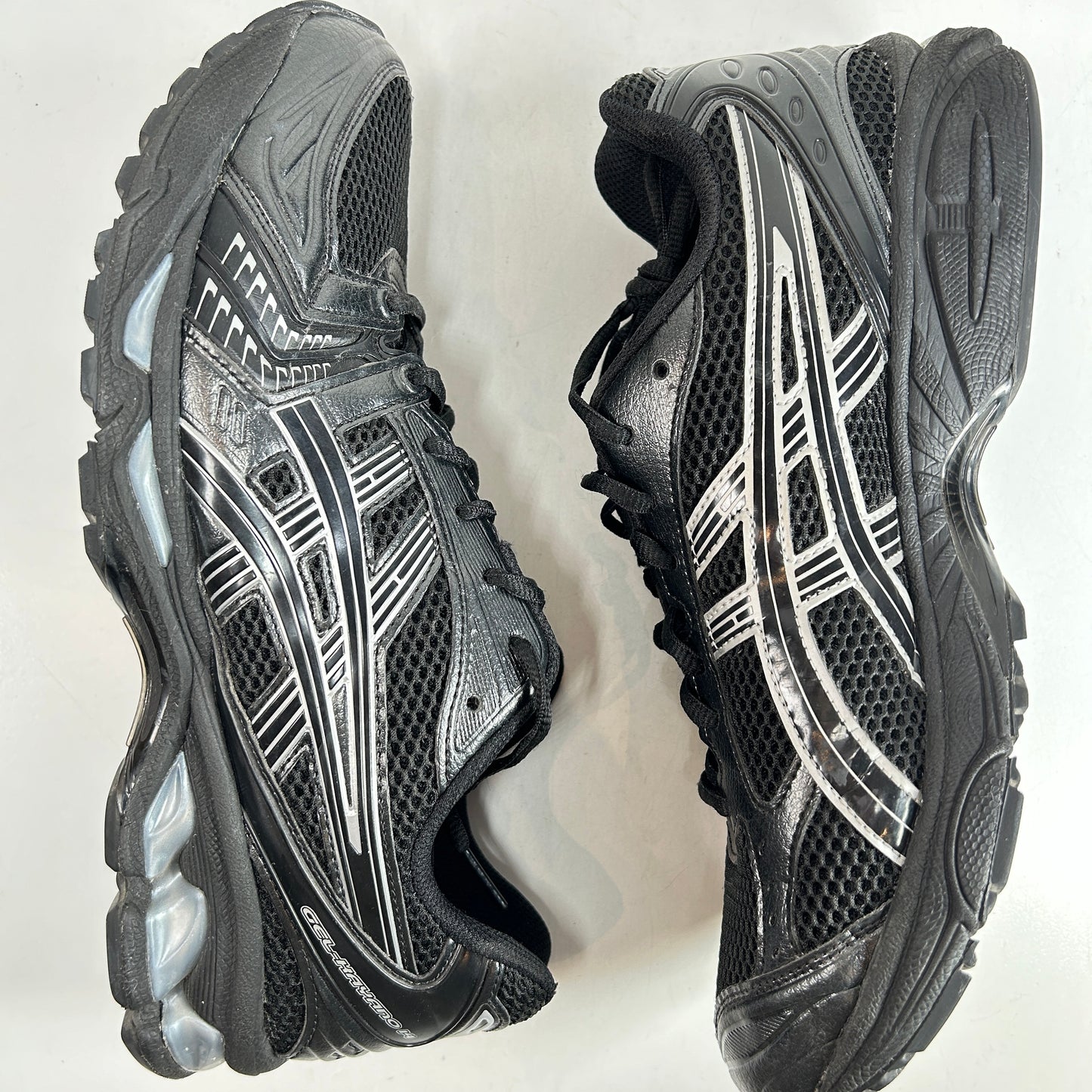 1201A019 006 ASICS Gel-Kayano 14 Black Pure Silver [USED] - 11 M (Used) (No Box)