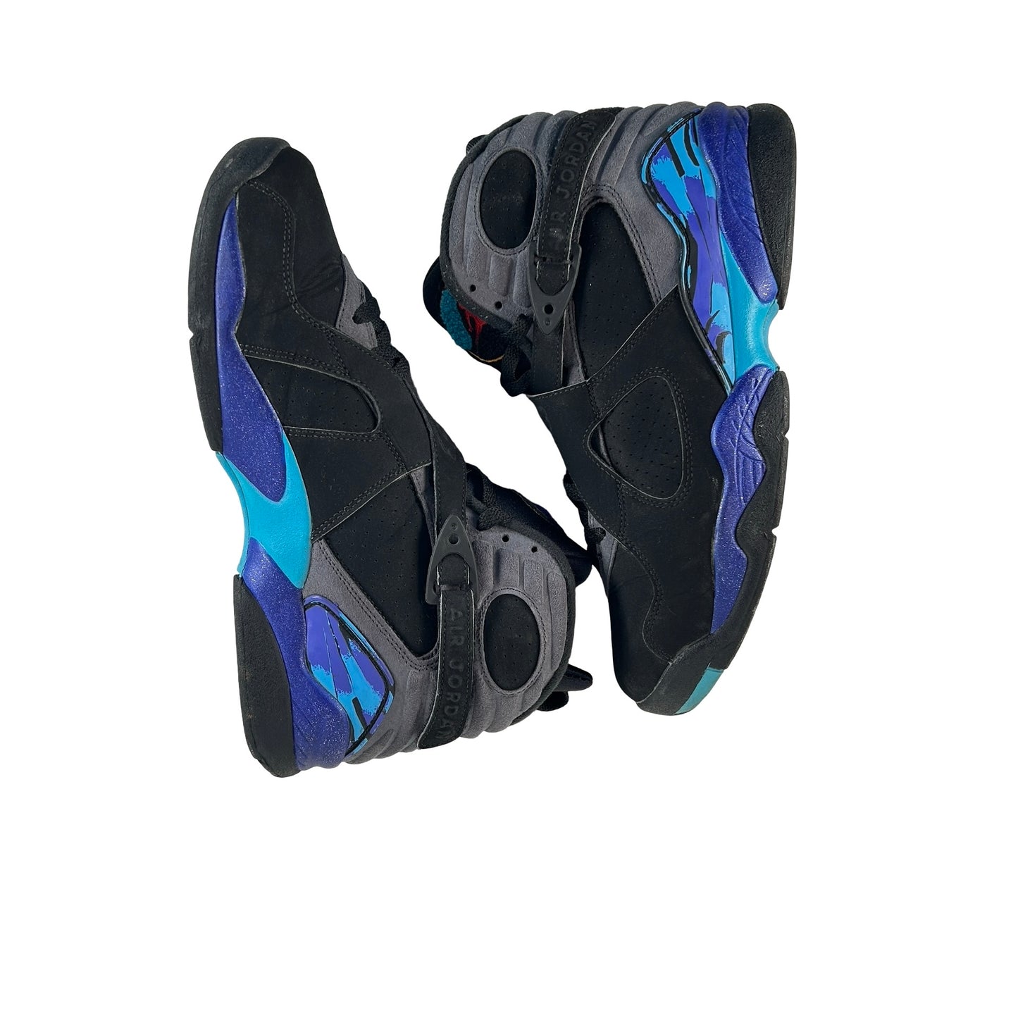 305381 025 Jordan 8 Retro Aqua (2015) [USED] - 9.5 M (Used) (No Box)