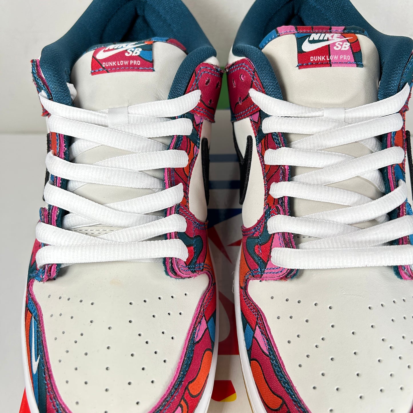 DH7695 600 Nike SB Dunk Low Pro Parra Abstract Art (2021) [CONDITIONAL] - 11 M (Stain on Right Toe Box)