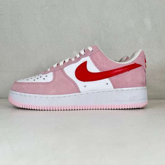 DD3384 600 Nike Air Force 1 Low '07 QS Valentine's Day Love Letter [USED] - 8.5 M (Used)