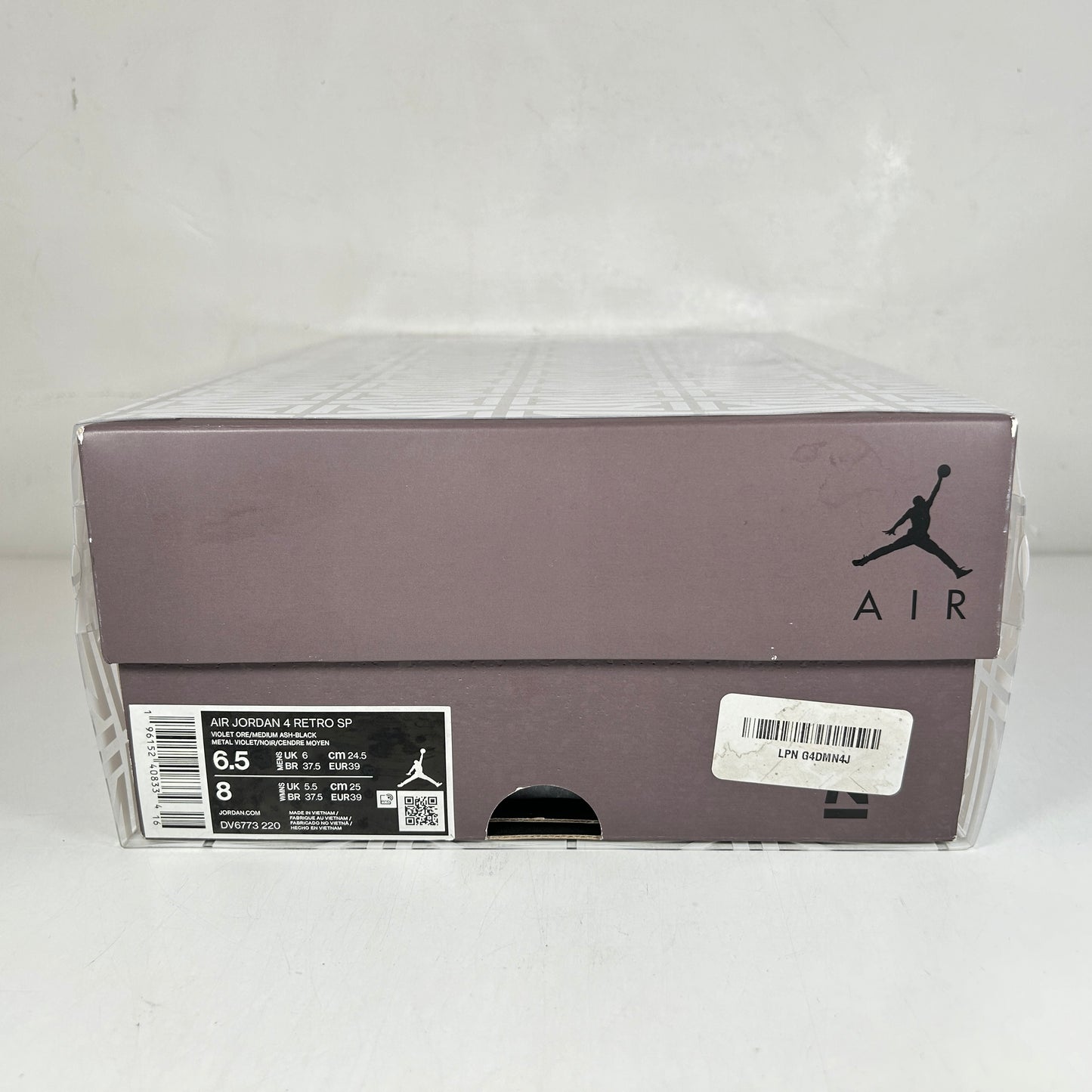 DV6773 220 Jordan 4 Retro SP A Ma Maniére Violet Ore [USED] - 6.5 M (Used)