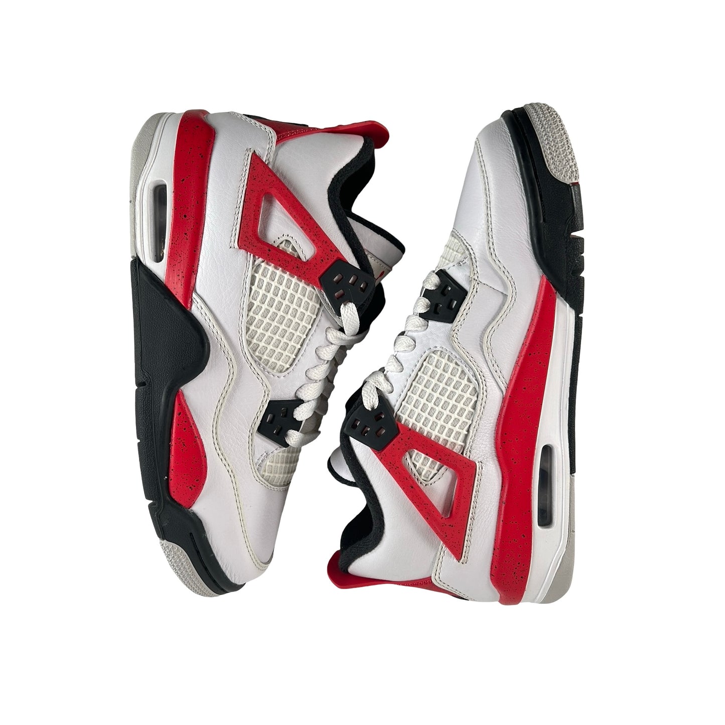 408452 161 Jordan 4 Retro Red Cement (GS) [CONDITIONAL] - 4 Y (Yellowing)