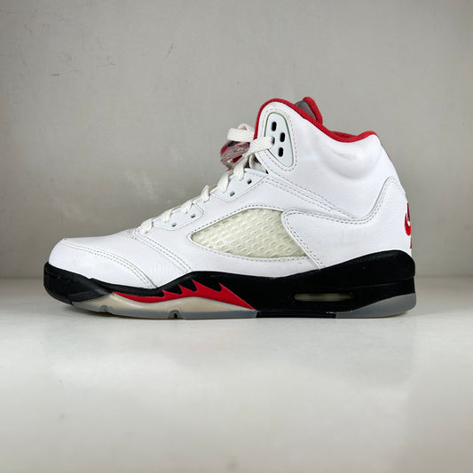 440888 102 Jordan 5 Retro Fire Rojo Plata Lengua (2020) (GS)