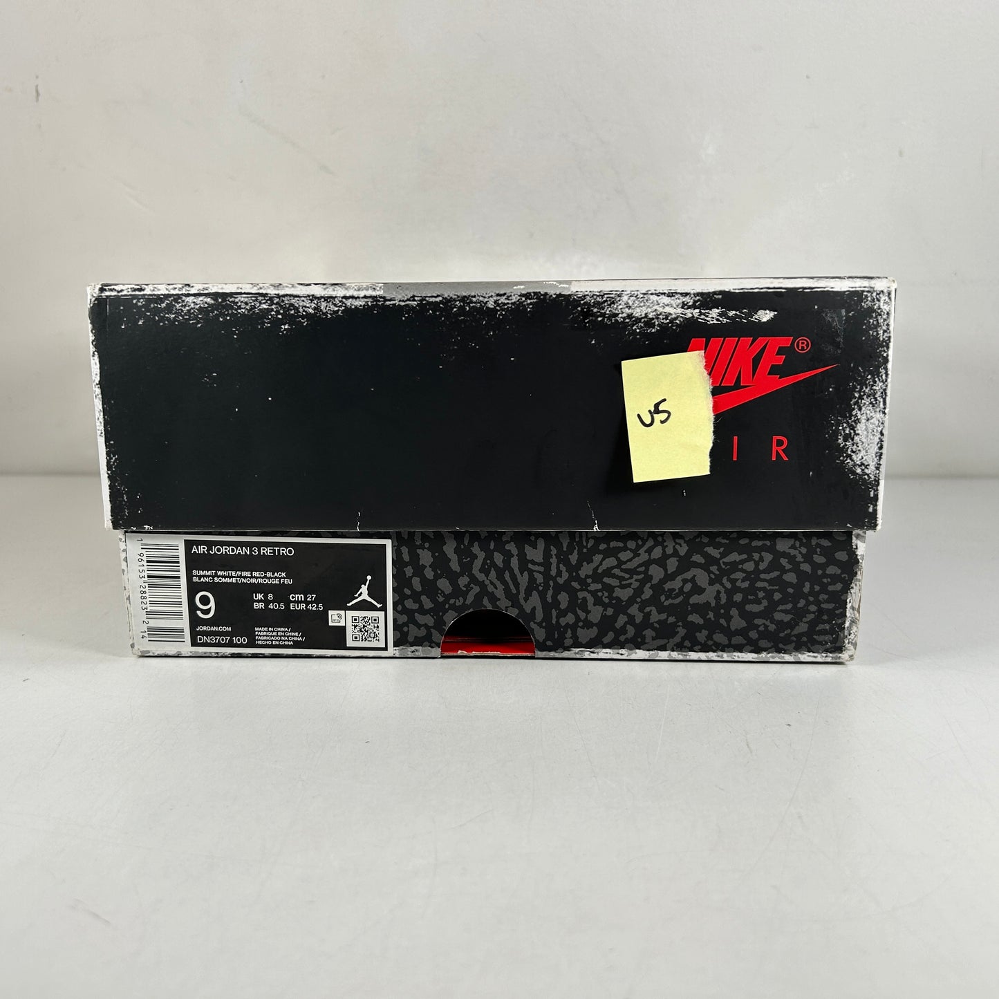 DN3707 100 Jordan 3 Retro White Cement Reimagined [USED] - 9 M (Used5)
