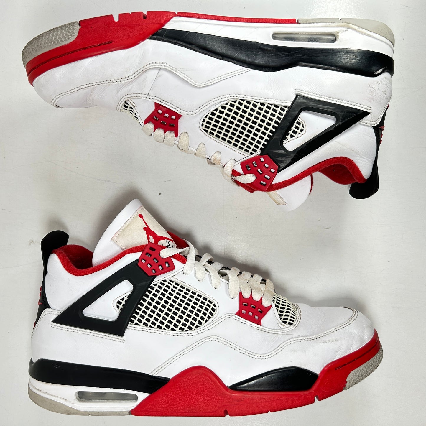 DC7770 160 Jordan 4 Retro Fire Red (2020) [USED] - 12 M (Used) (No Box)