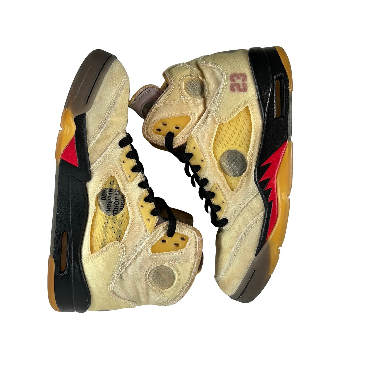 DH8565 100 Jordan 5 Off-White Sail [USED] - 8 M (Used2)