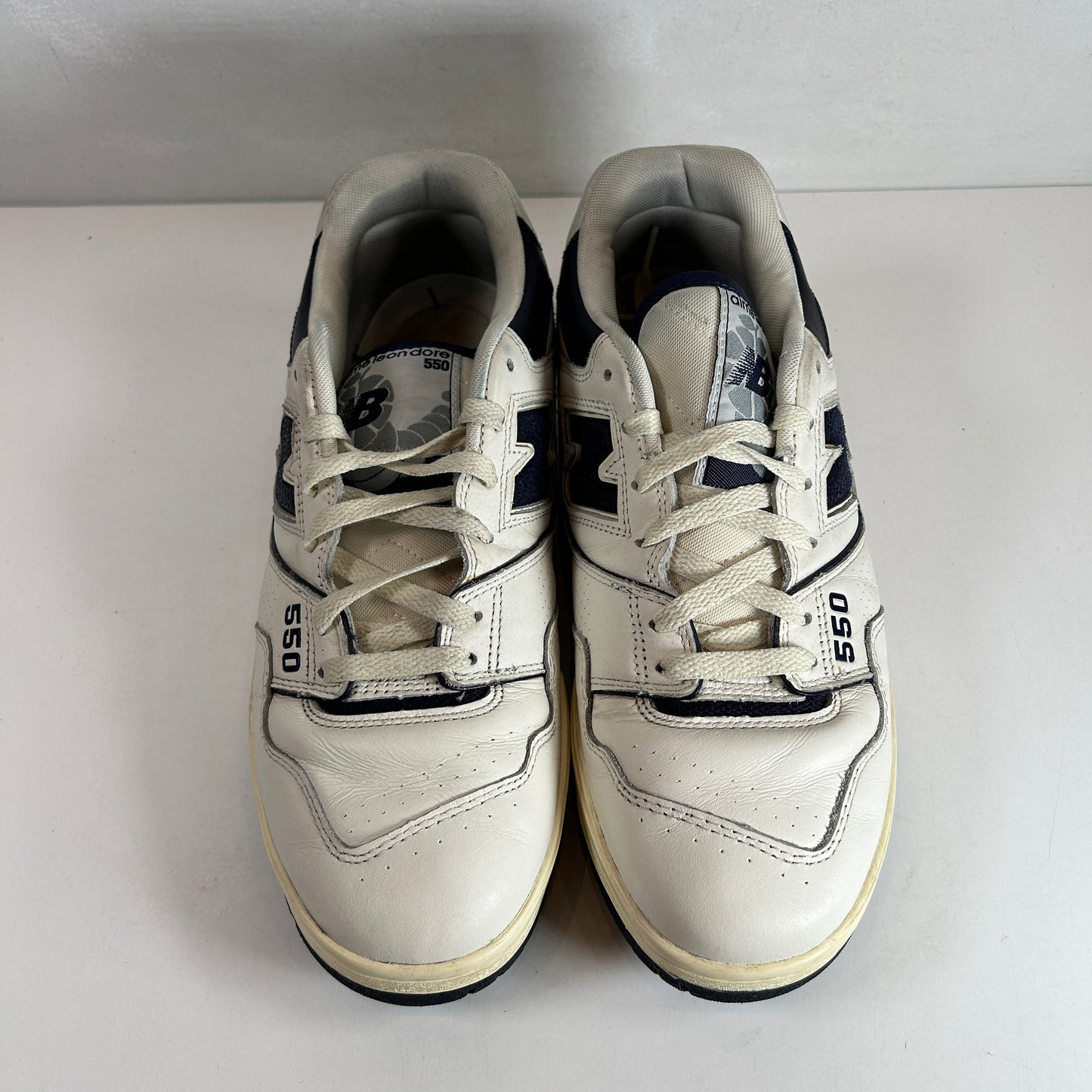 BB550ALF New Balance 550 Aime Leon Dore White Navy [USED] - 10 M (Used) (Replace Box)