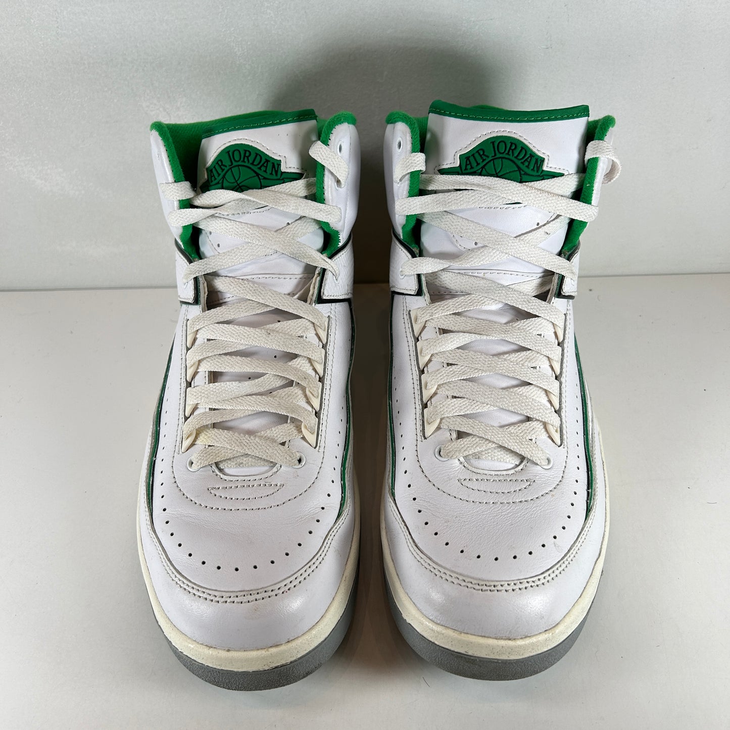 DR8884 103 Jordan 2 Retro Lucky Green [USED] - 11.5 M (Used) (No Box)