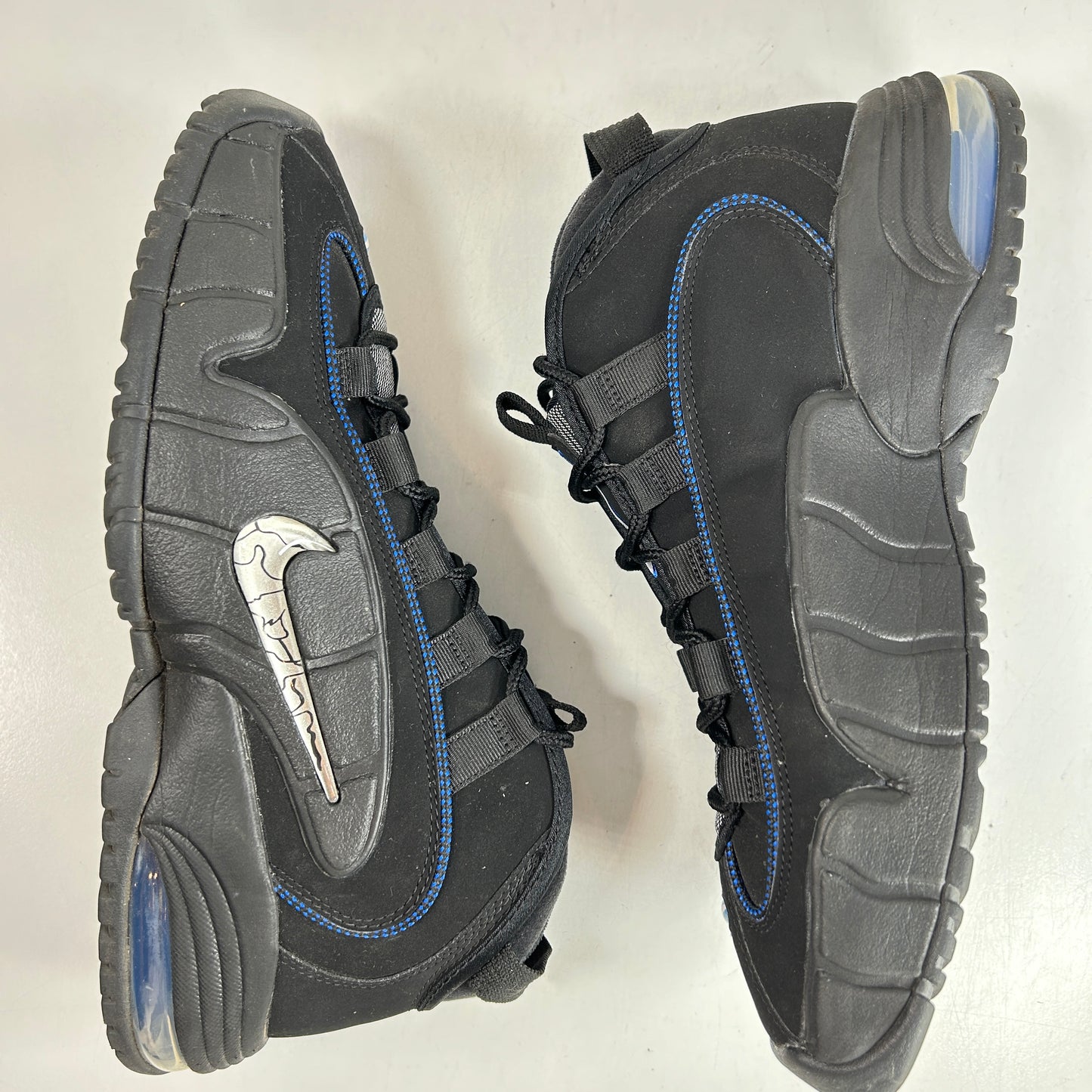 DN2487 002 Nike Air Max Penny 1 All-Star Black Metallic Silver [USED] - 10 M (Used) (No Box)