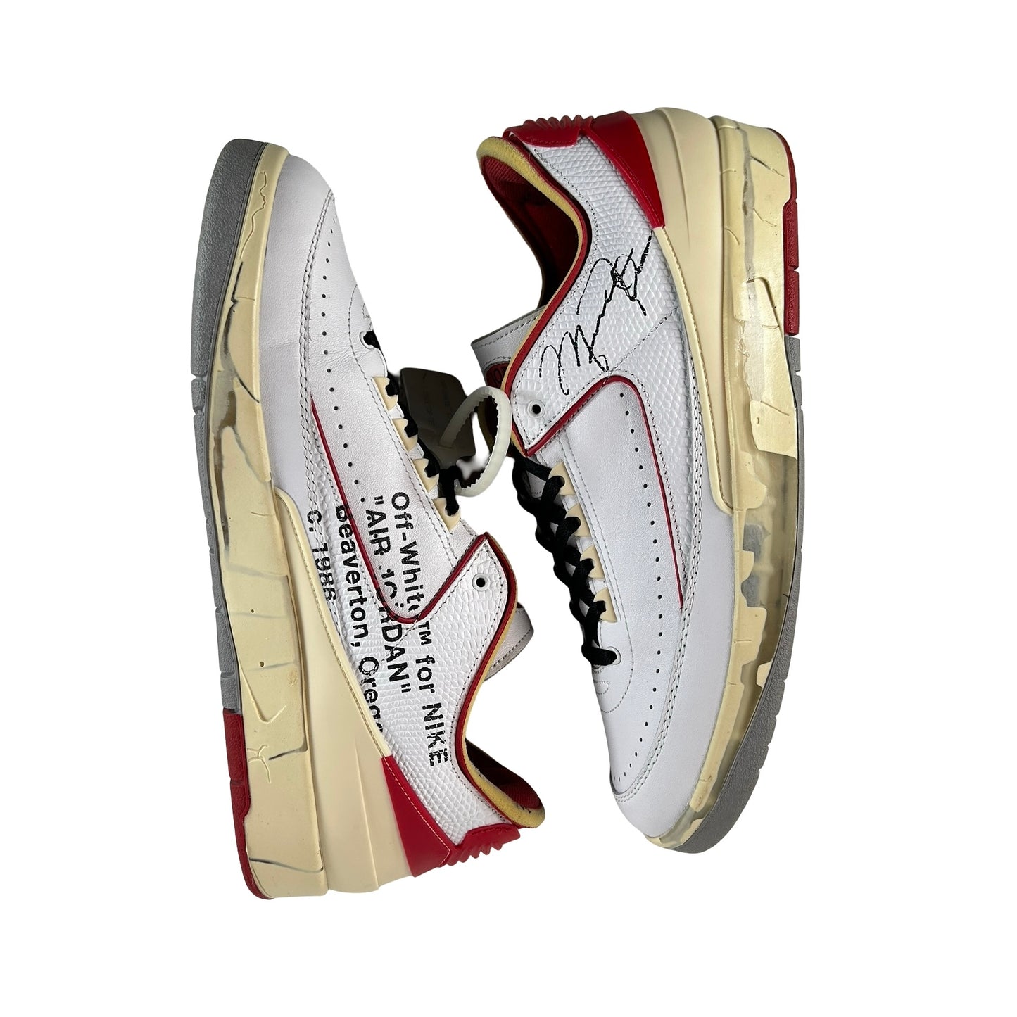 DJ4375 106 Jordan 2 Retro Low SP Off-White White Red [USED] - 11.5 M (Used2)