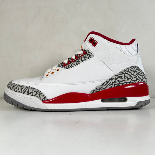 CT8532 126 Jordan 3 Retro Cardinal Red [USED] - 9 M (Used)