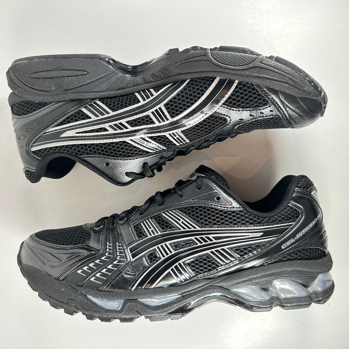 1201A019 006 ASICS Gel-Kayano 14 Black Pure Silver [USED] - 11.5 M (Used)