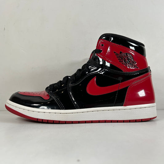 555088 063 Jordan 1 Retro High OG Patent Bred [USED] - 10 M (Used3)