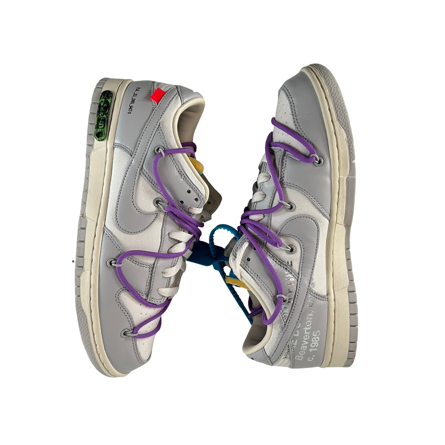 DM1602 125 Nike Dunk Low Off-White Lot 47 [USED] - 8.5 M (Used)