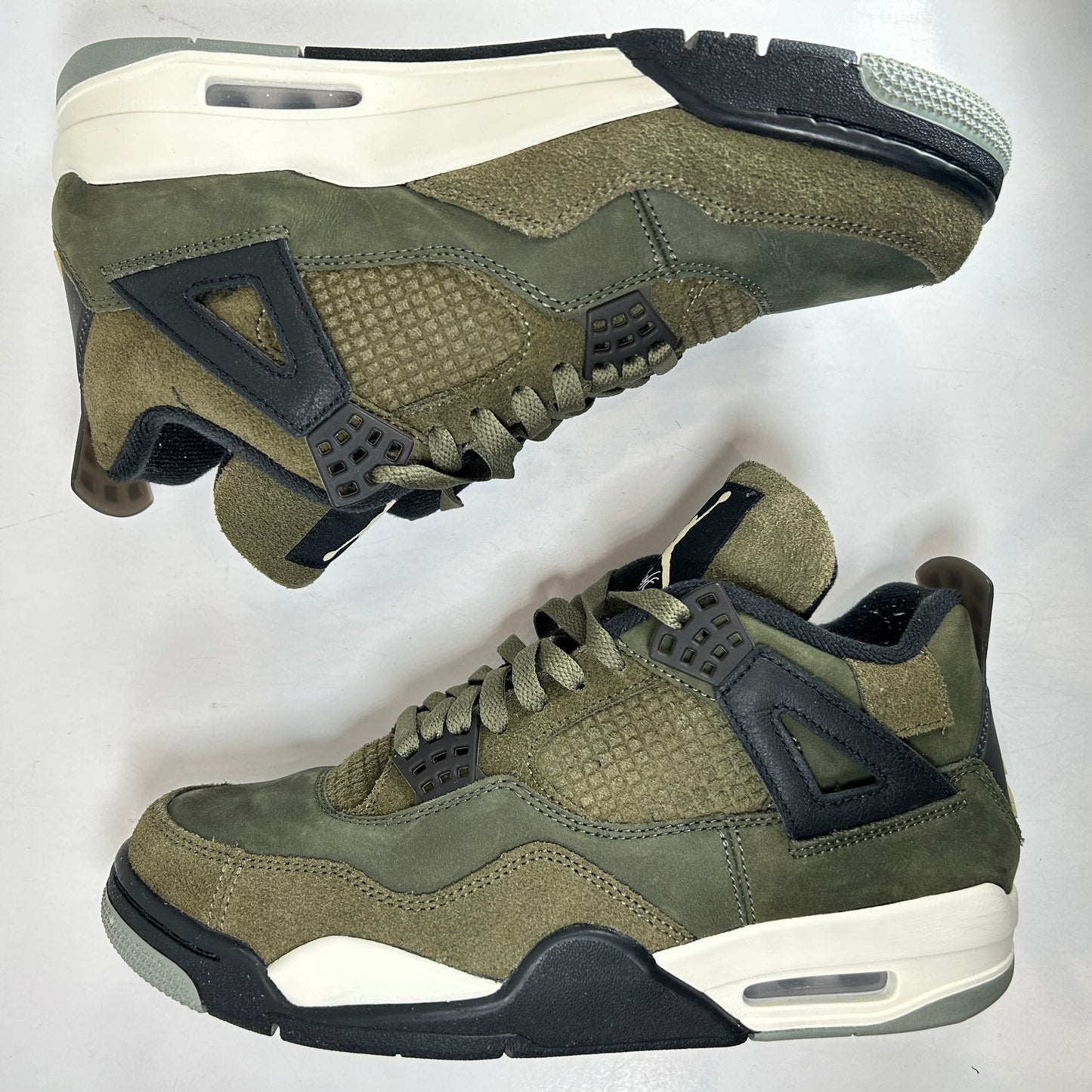 FB9927 200 Air Jordan 4 Craft Medium Olive [USED] - 9 M (Used2)