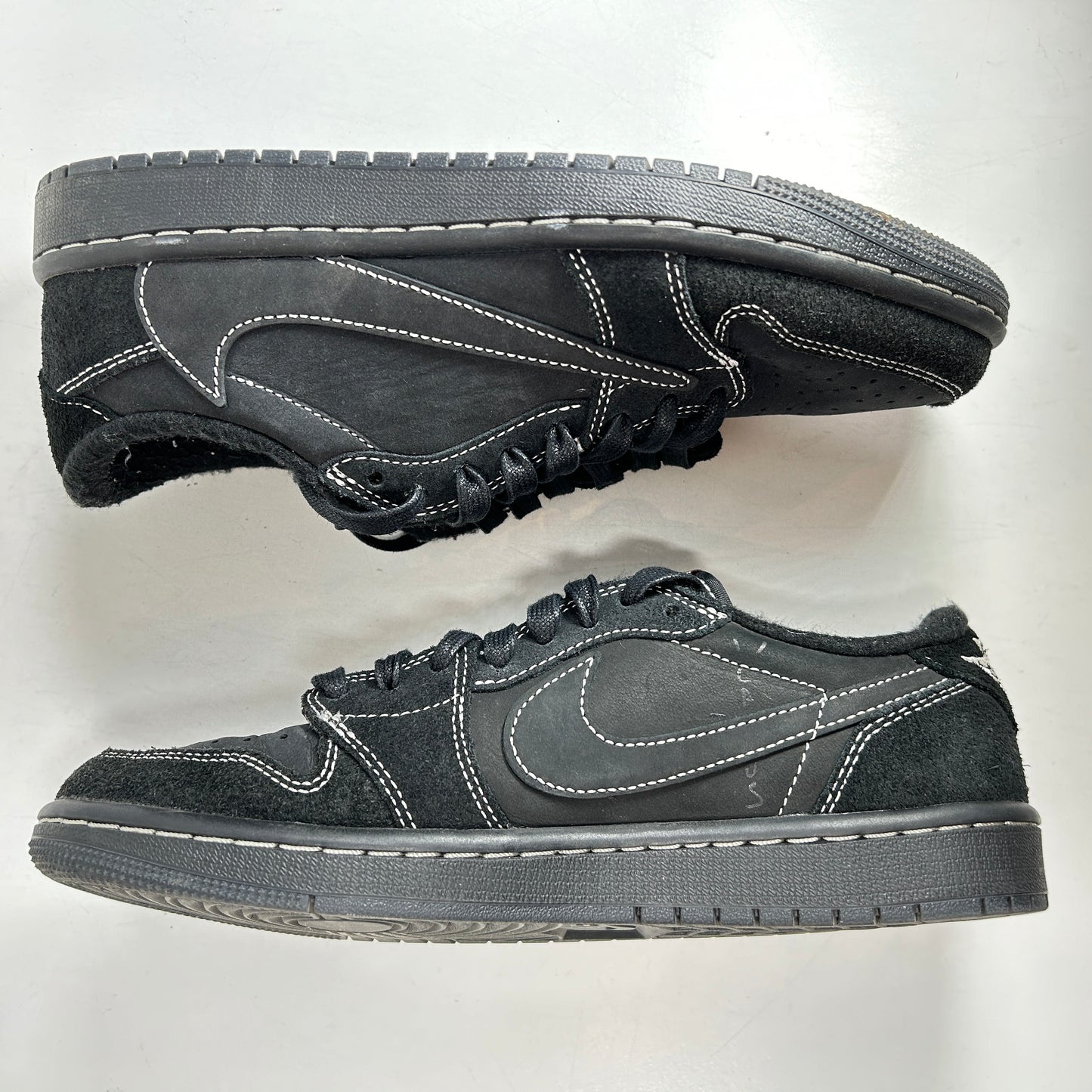 DM7866 001 Jordan 1 Retro Low OG Travis Scott Black Phantom [USED] - 7.5 M (Used)