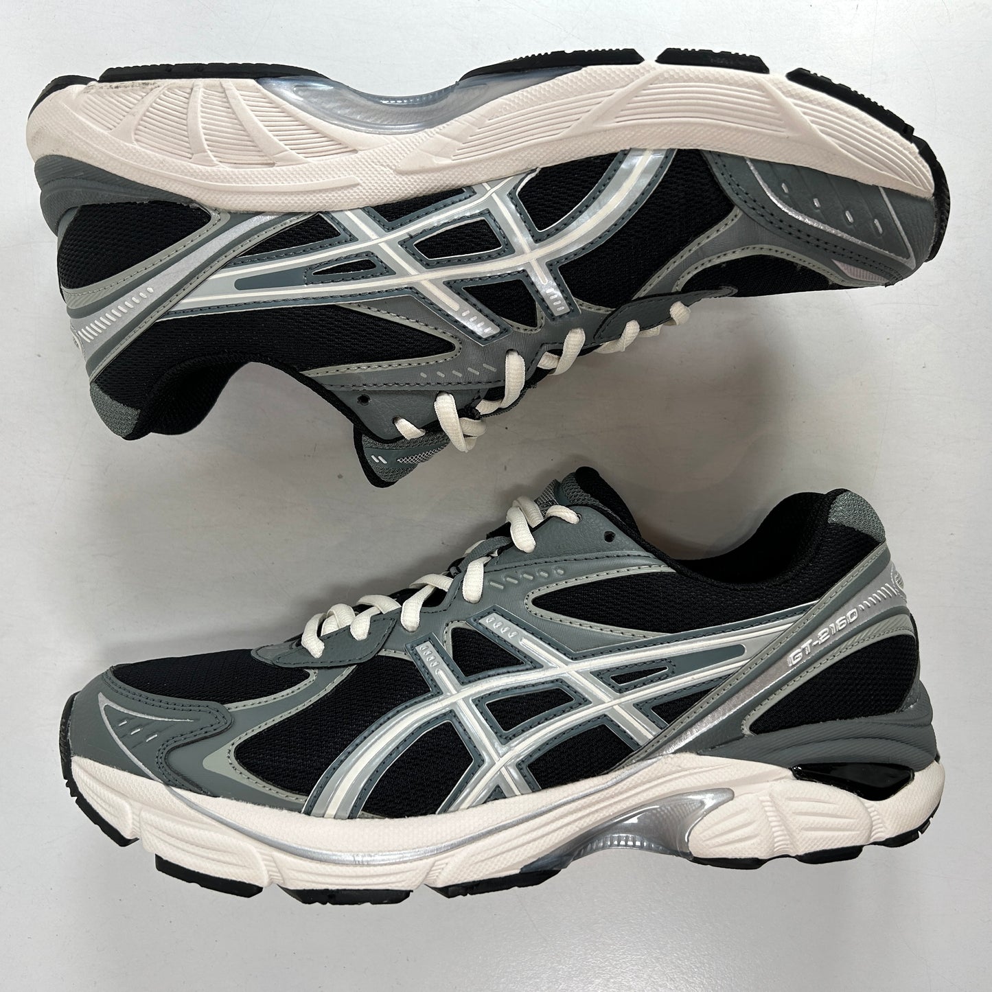 1203A320 003 ASICS GT-2160 Black Seal Grey [USED] - 9 M (Used) (No Box)