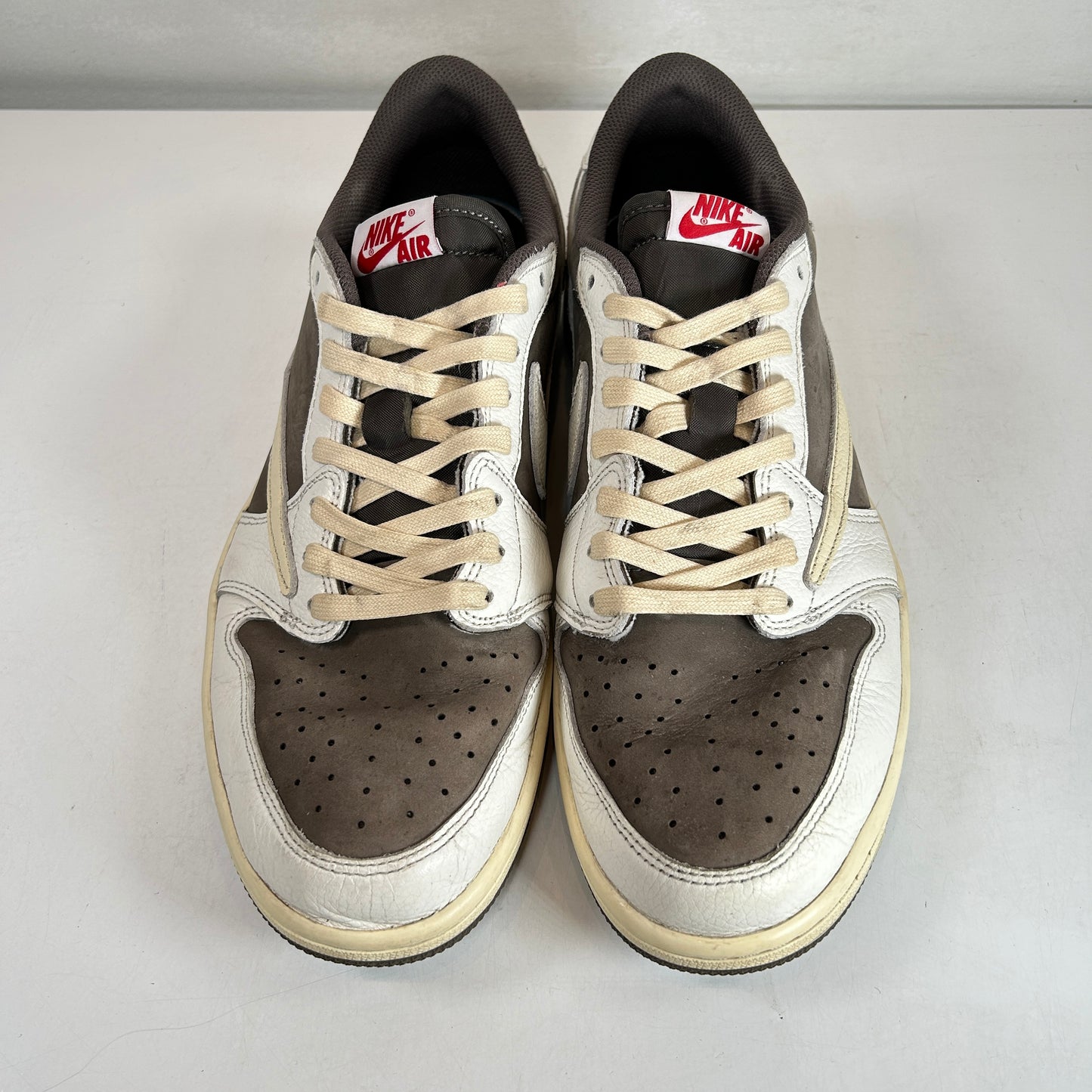 DM7866 162 Jordan 1 Retro Low OG SP Travis Scott Reverse Mocha [USED] - 12 M (Used) (No Box)