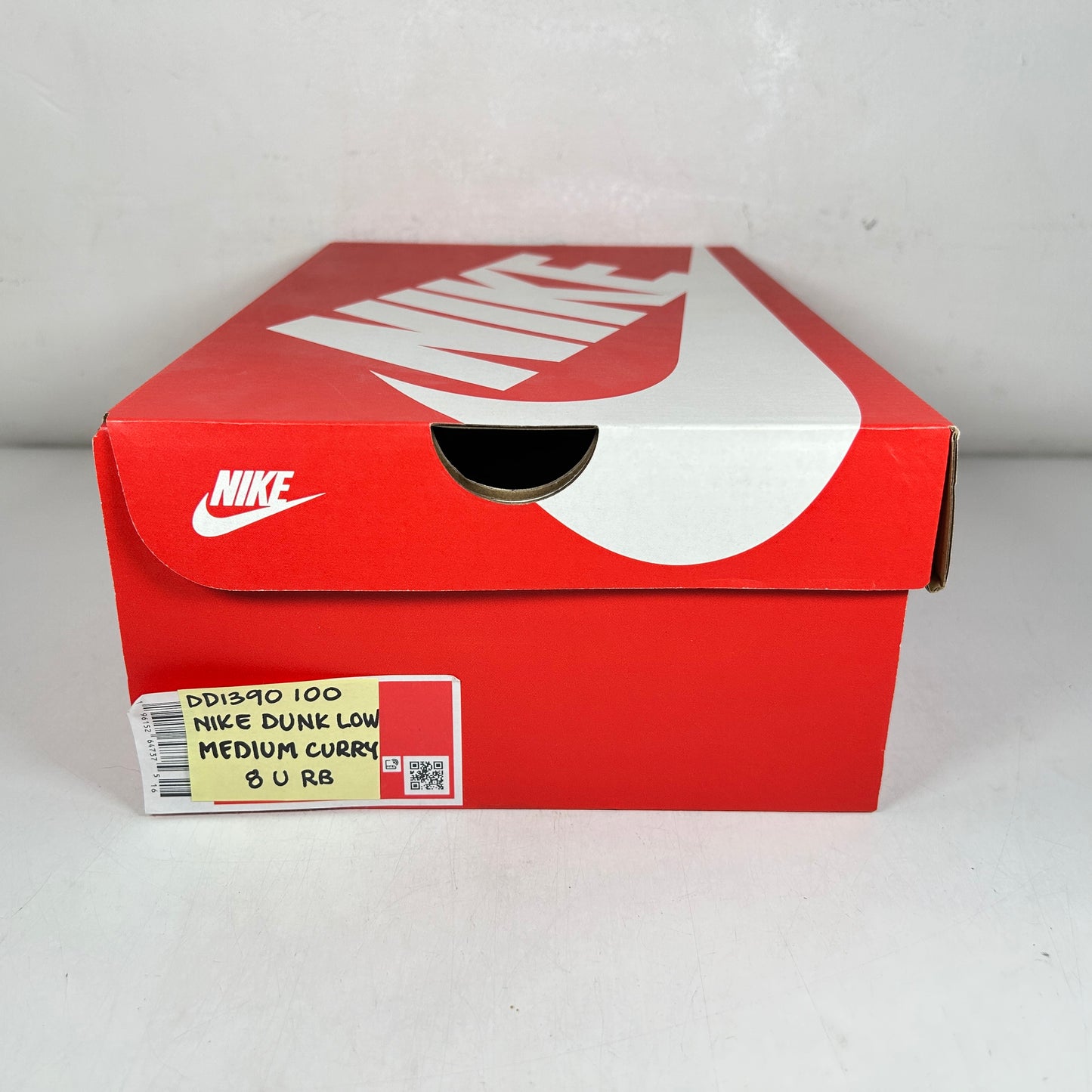 DD1390 100 Nike Dunk Low Medium Curry [USED] - 8 M (Used) (Replace Box)