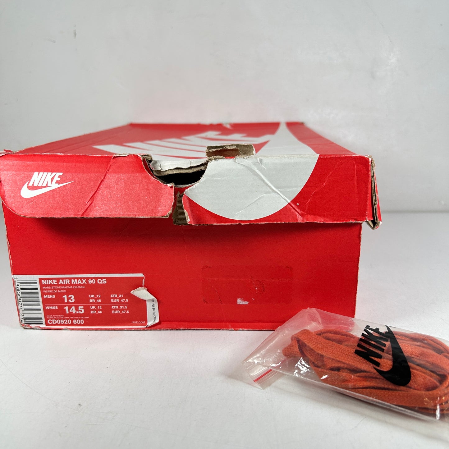 CD0920 600 Nike Air Max 90 Mars Landing [USED] - 13 M (Used)