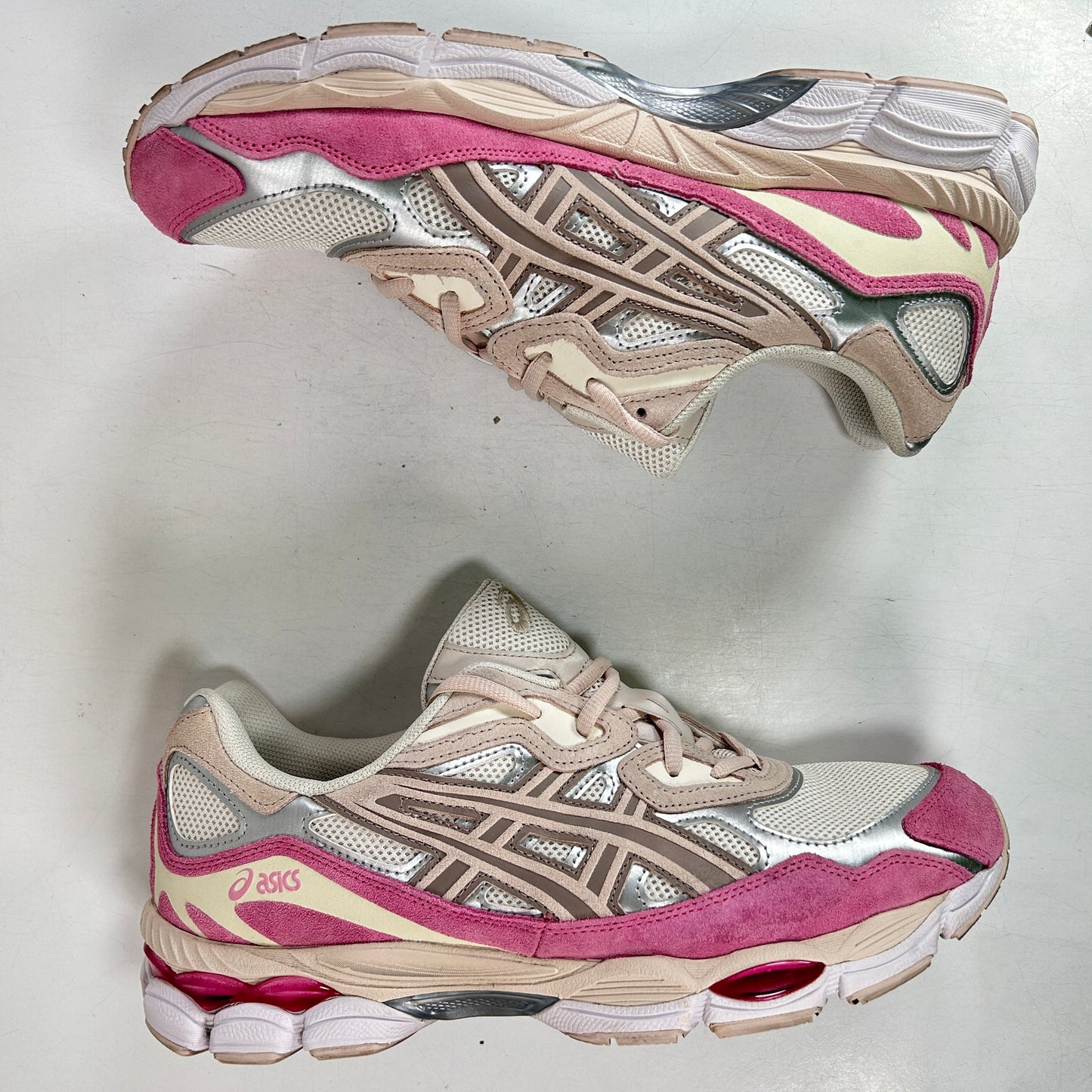 1203A383 104 ASICS Gel-NYC Cream Mineral Beige Pink [USED] - 12 M (Used)