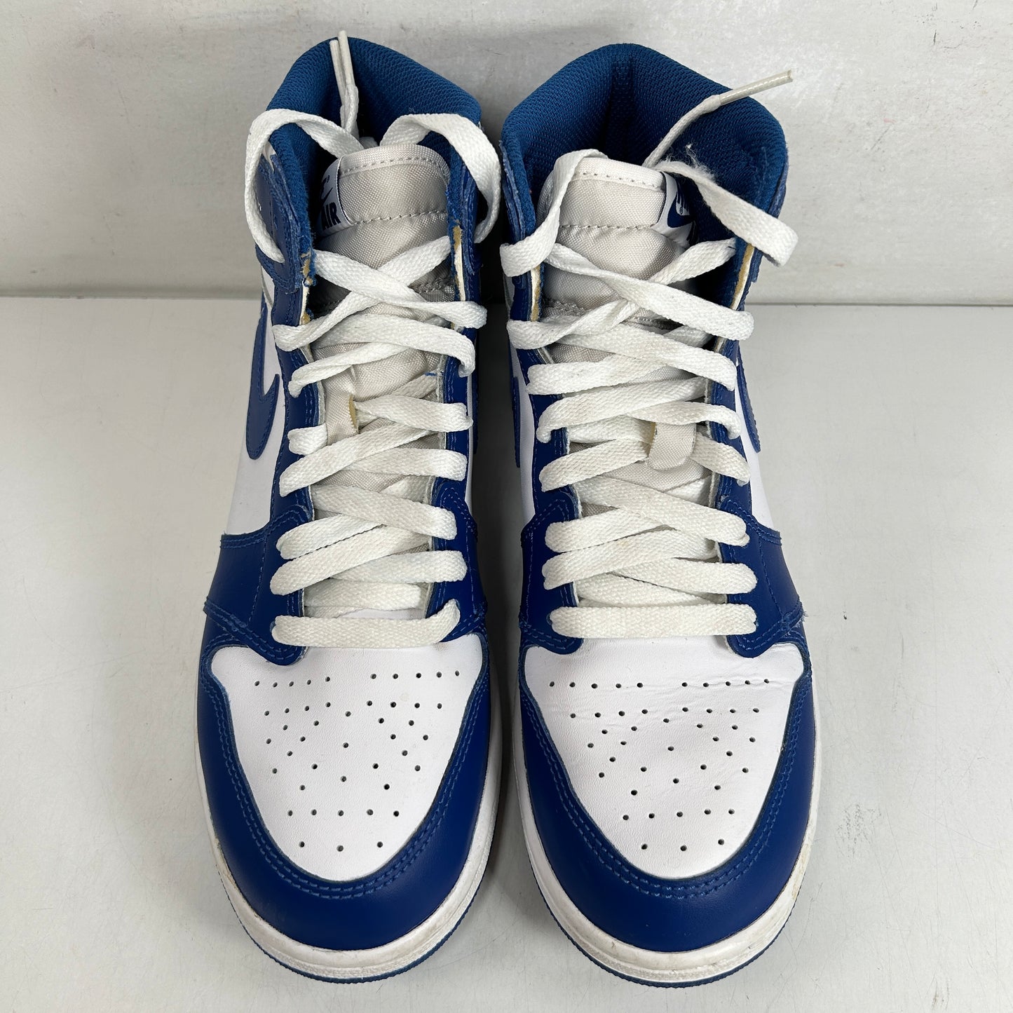 575441 127 Jordan 1 Retro Storm Blue (GS) [USED] - 7 Y (Used) (No Box)