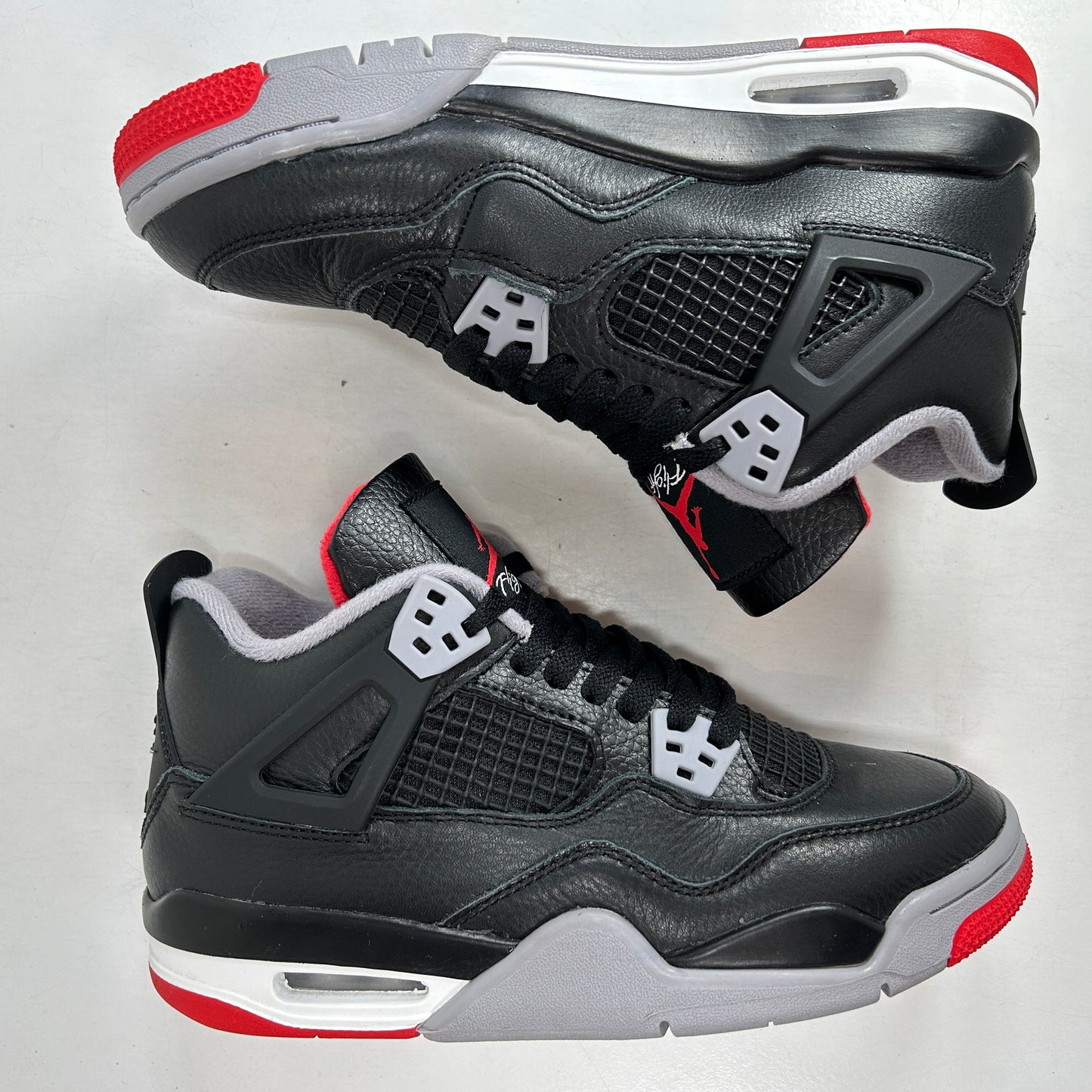 FQ8213 006 Jordan 4 Retro Bred Reimagined (GS) [USED] - 5 Y (Used) (No Box)