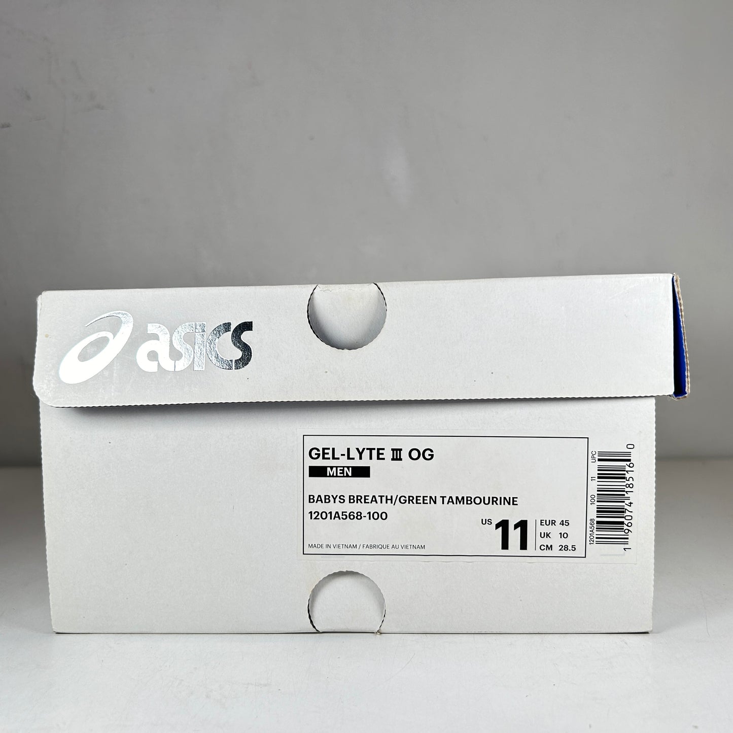 1201A568 100 ASICS Gel-Lyte III OG Awake NY Green Tambourine [USED] - 11 M (VNDS)